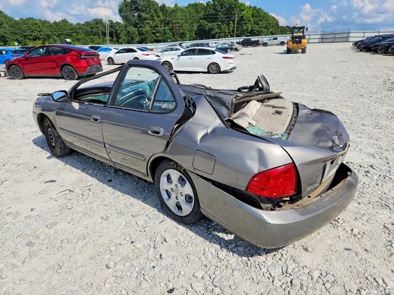 2006 Nissan Sentra 1.8 Серый vin: 3N1CB51D56L554414