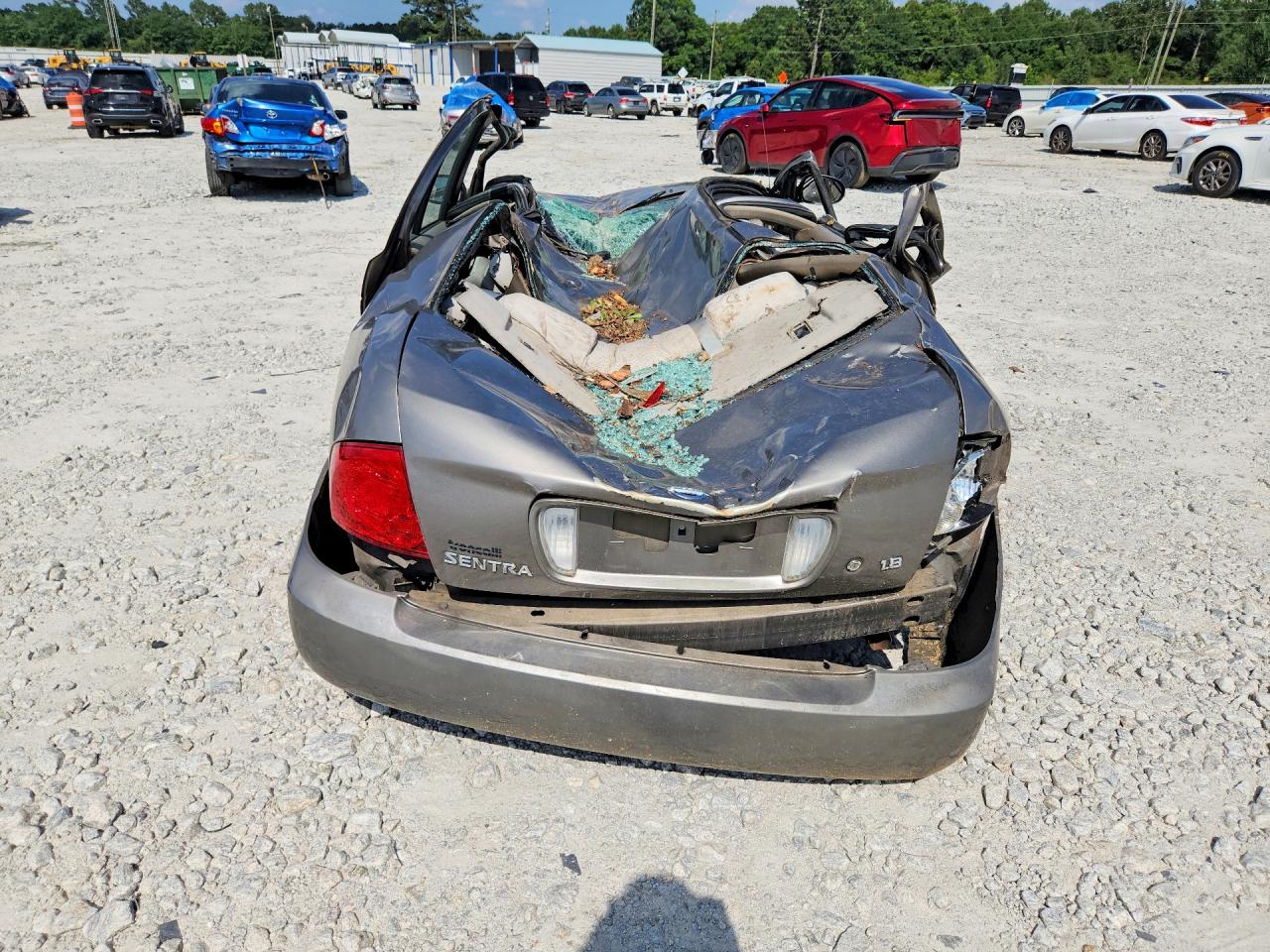 2006 Nissan Sentra 1.8 Серый vin: 3N1CB51D56L554414