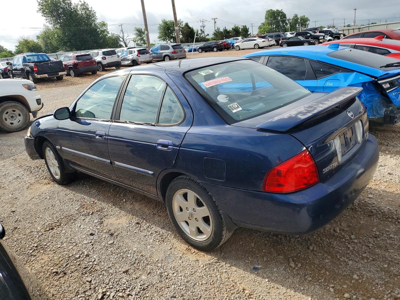 2006 Nissan Sentra 1.8 Blue vin: 3N1CB51D56L557720