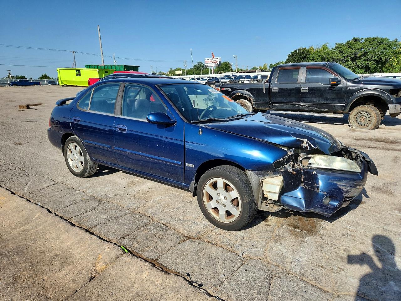 2006 Nissan Sentra 1.8 Blue vin: 3N1CB51D56L557720