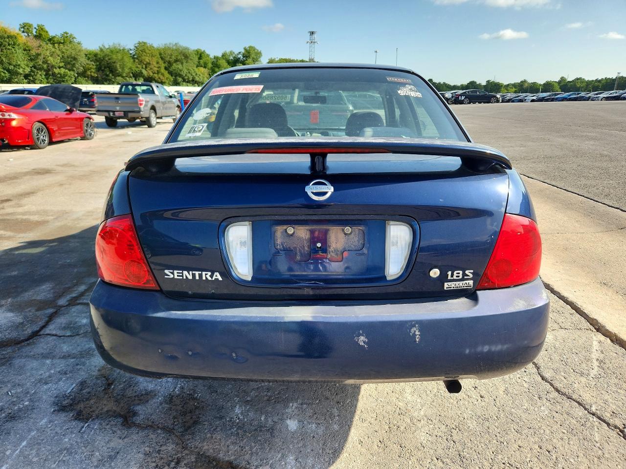 2006 Nissan Sentra 1.8 Blue vin: 3N1CB51D56L557720