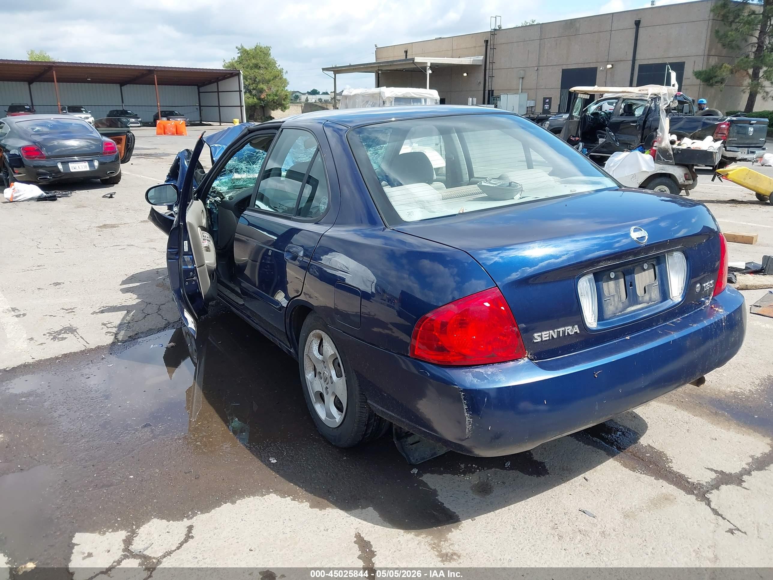2006 Nissan Sentra 1.8s Синий vin: 3N1CB51D56L567924