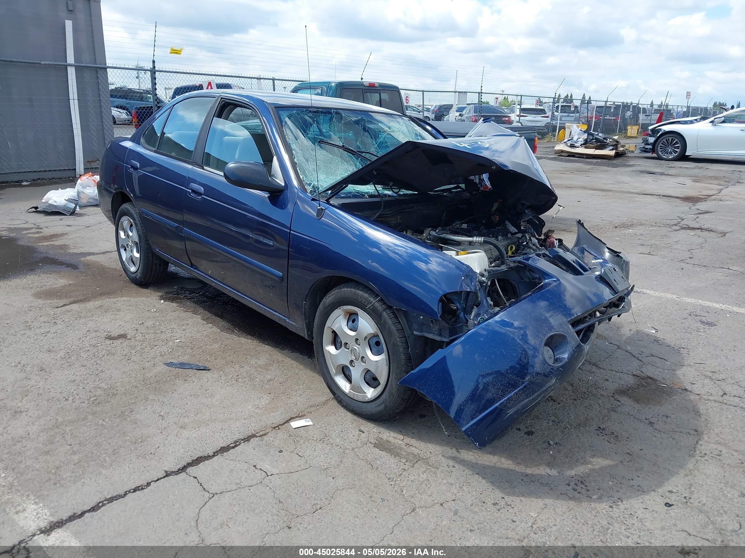 2006 Nissan Sentra 1.8s Blue vin: 3N1CB51D56L567924