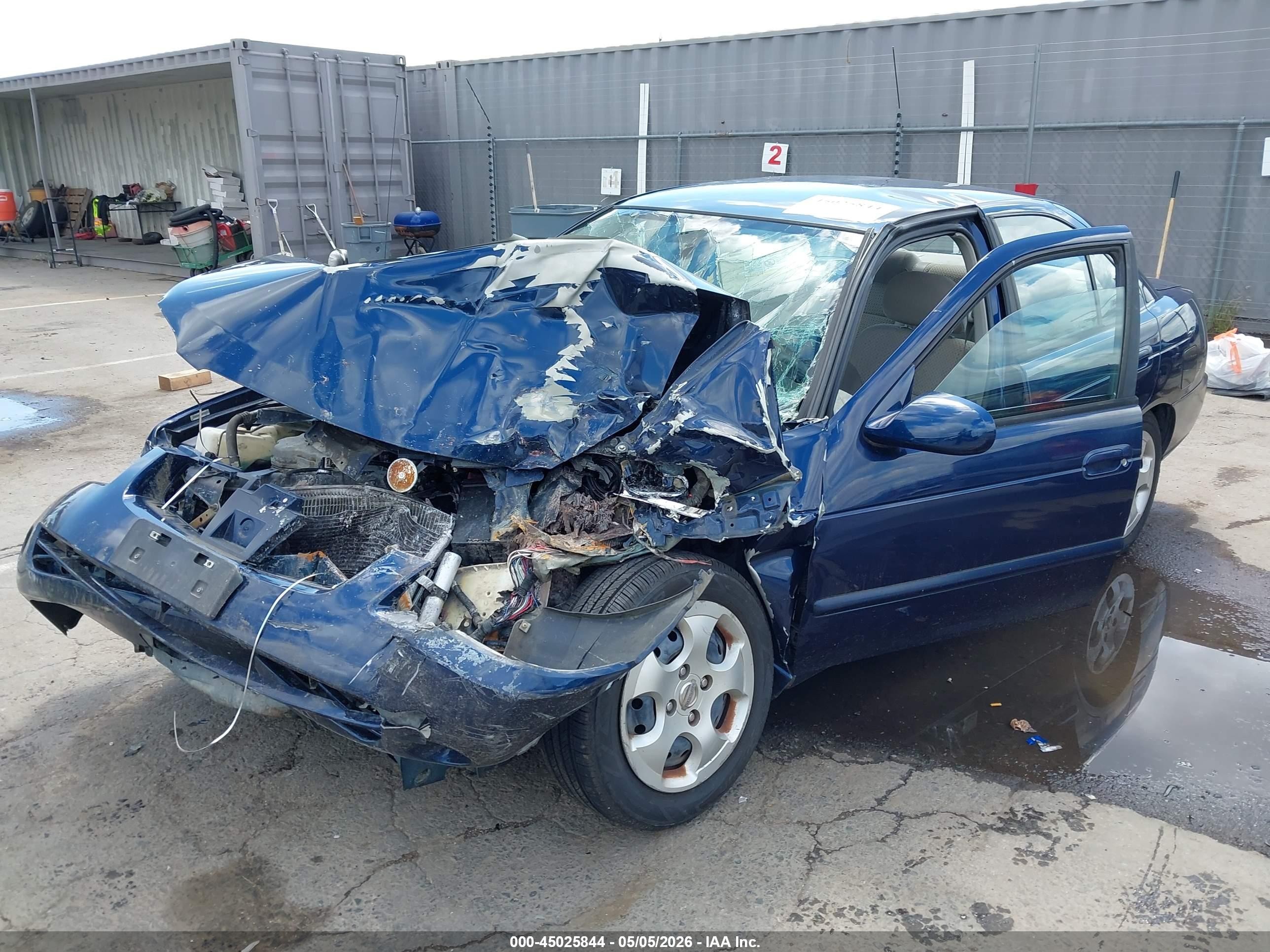 2006 Nissan Sentra 1.8s Синий vin: 3N1CB51D56L567924