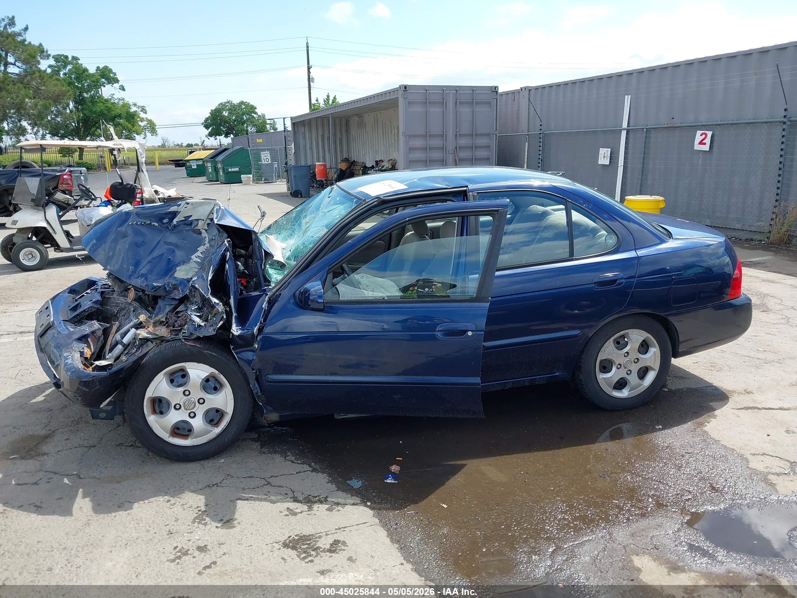 2006 Nissan Sentra 1.8s Синий vin: 3N1CB51D56L567924