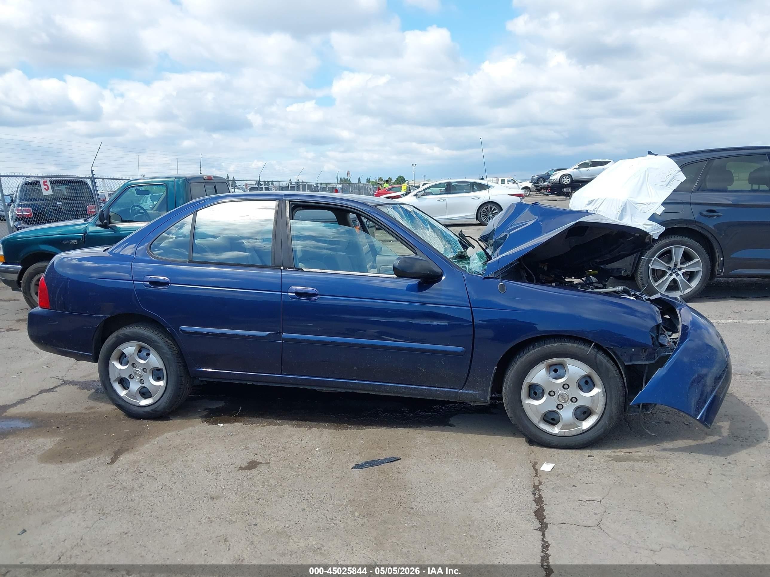 2006 Nissan Sentra 1.8s Синий vin: 3N1CB51D56L567924