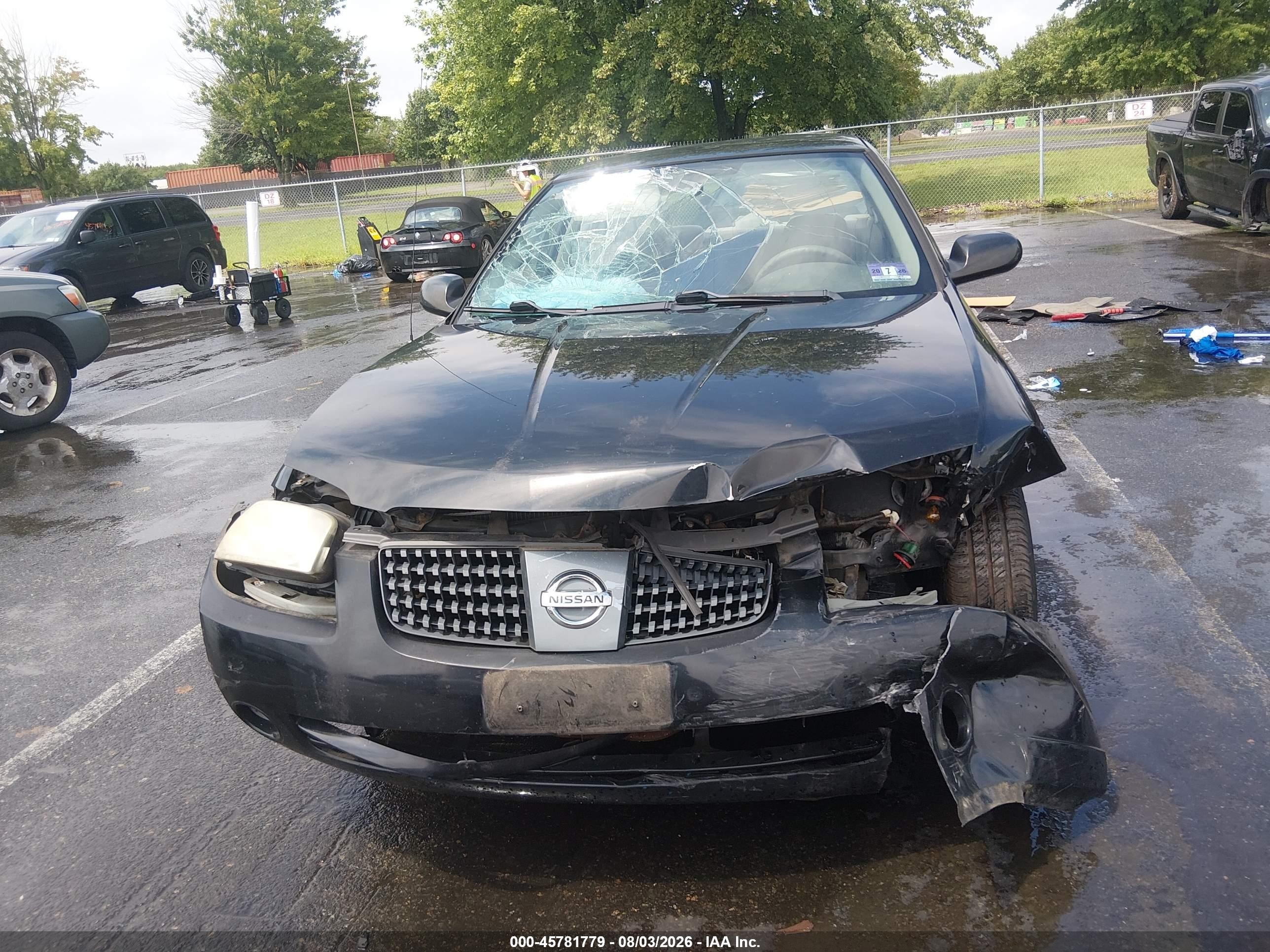 2006 Nissan Sentra 1.8 Black vin: 3N1CB51D56L593813