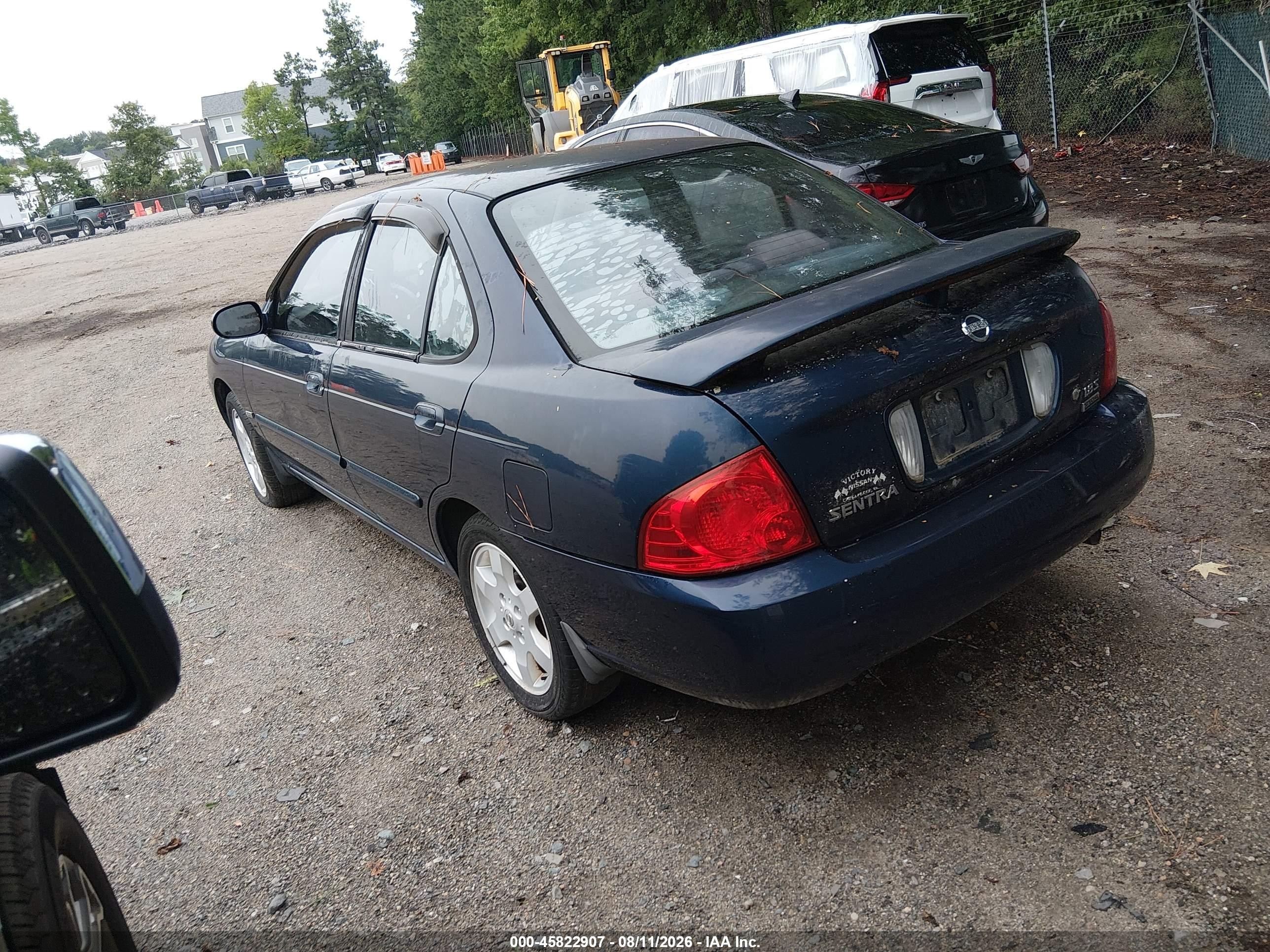 2006 Nissan Sentra 1.8s Blue vin: 3N1CB51D56L612392