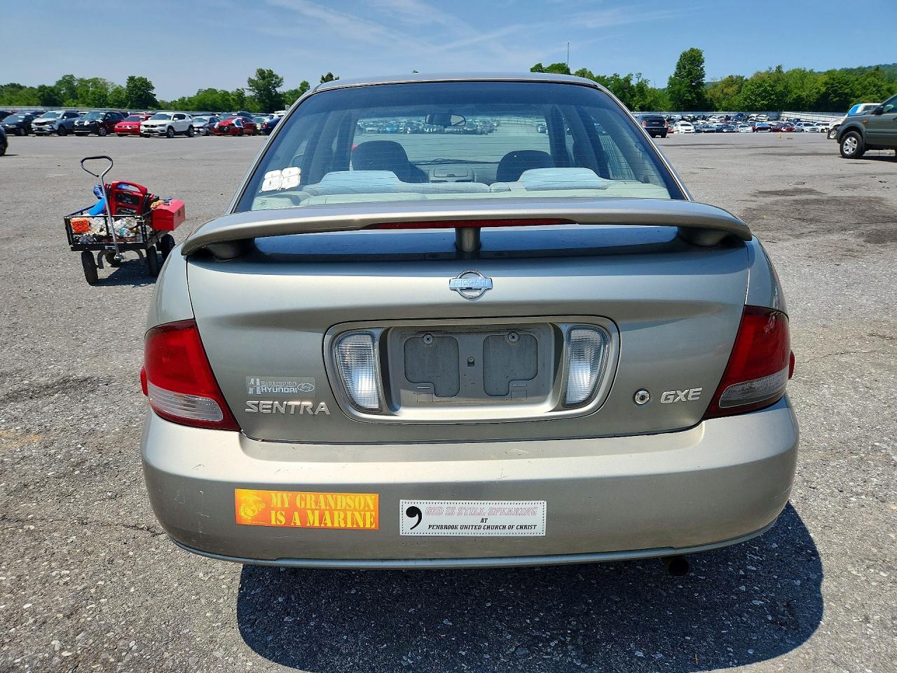 2002 Nissan Sentra Xe Tan vin: 3N1CB51D62L648747