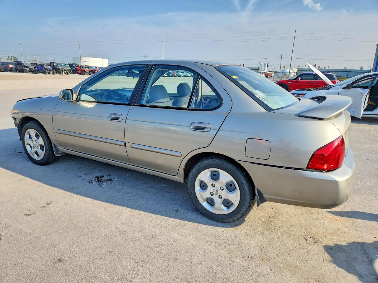 2005 Nissan Sentra 1.8 Beige vin: 3N1CB51D65L462677