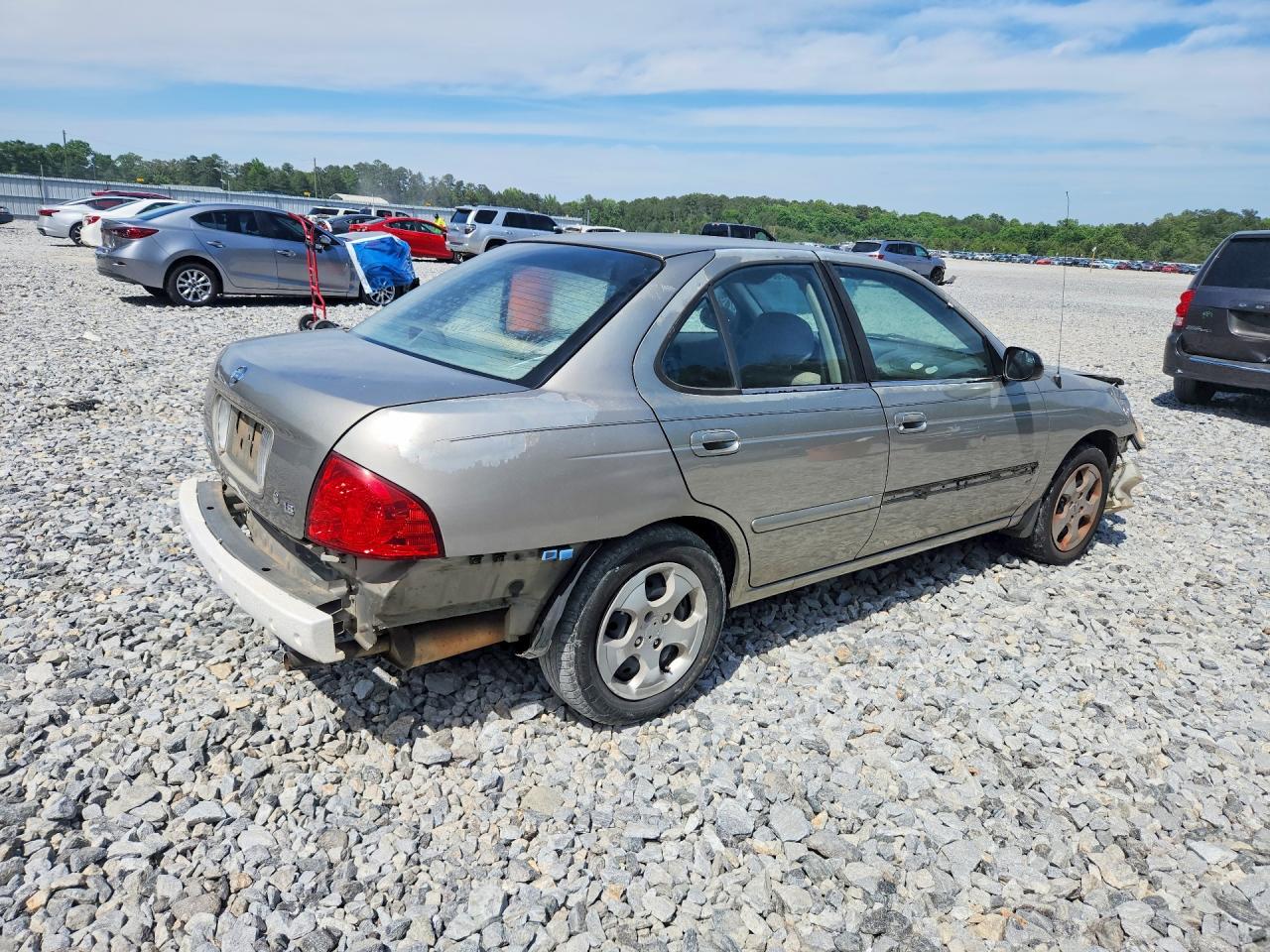 2005 Nissan Sentra 1.8 Beige vin: 3N1CB51D65L490009