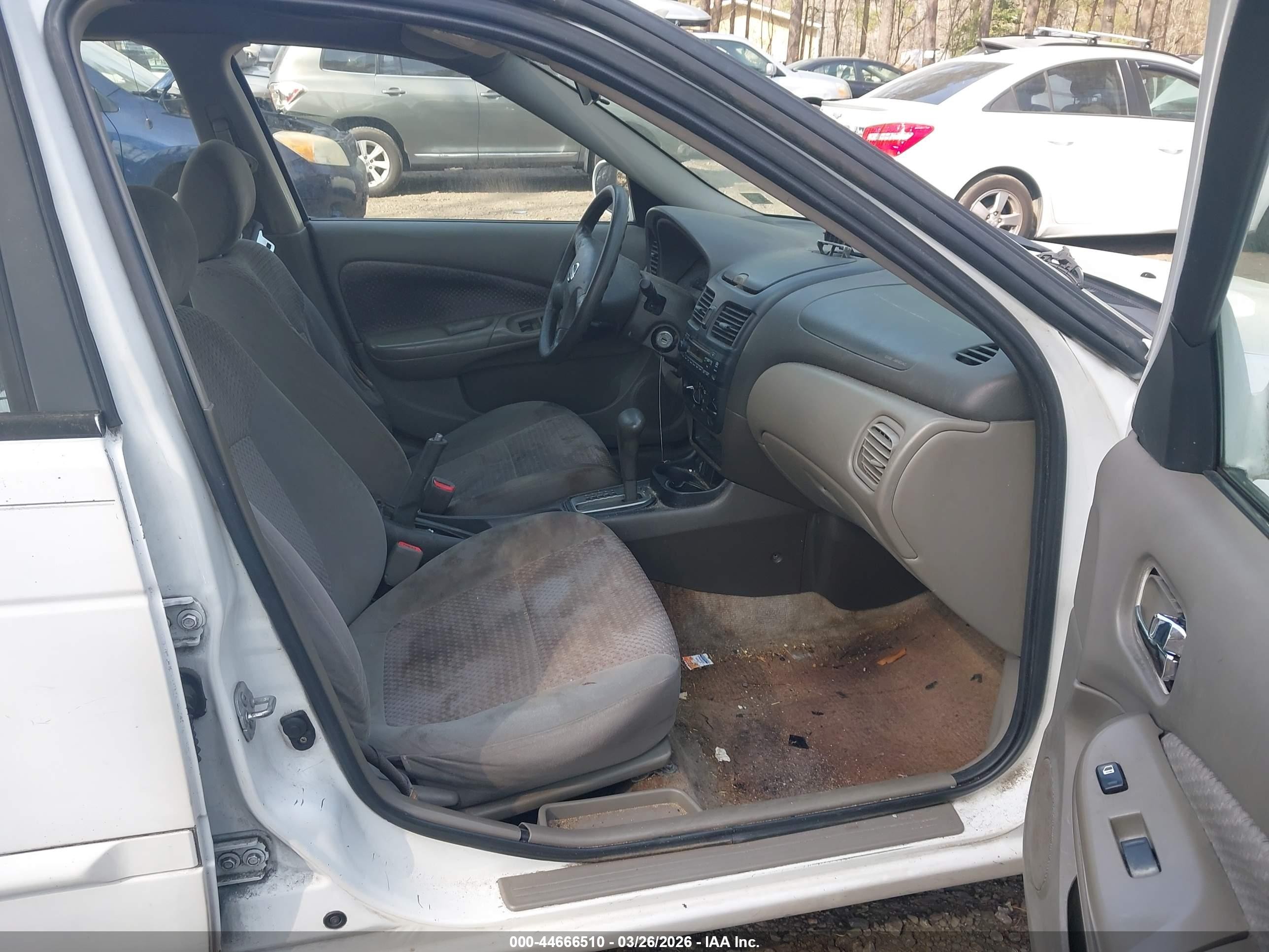 2005 Nissan Sentra 1.8s White vin: 3N1CB51D65L503244