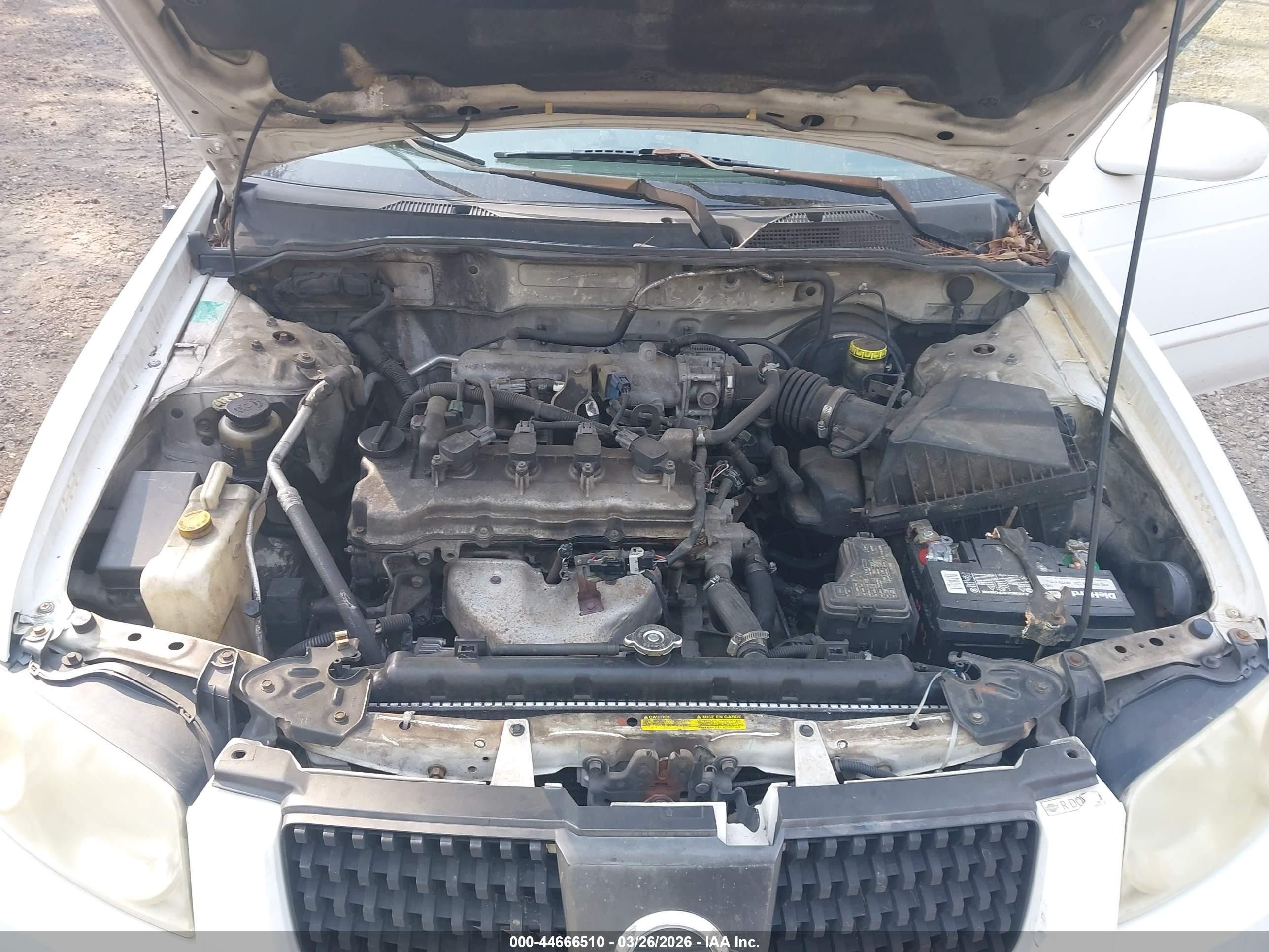 2005 Nissan Sentra 1.8s White vin: 3N1CB51D65L503244