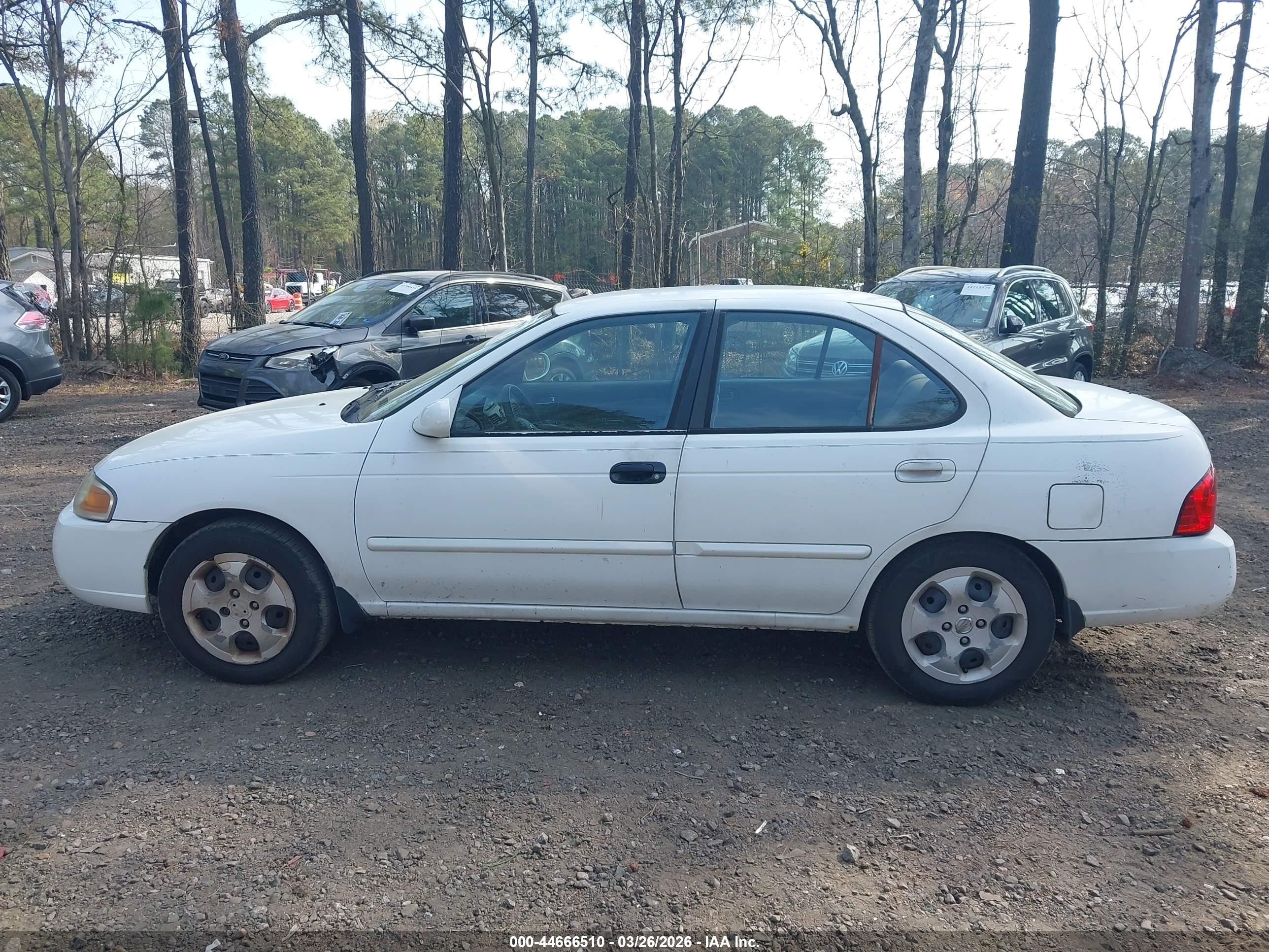 2005 Nissan Sentra 1.8s White vin: 3N1CB51D65L503244