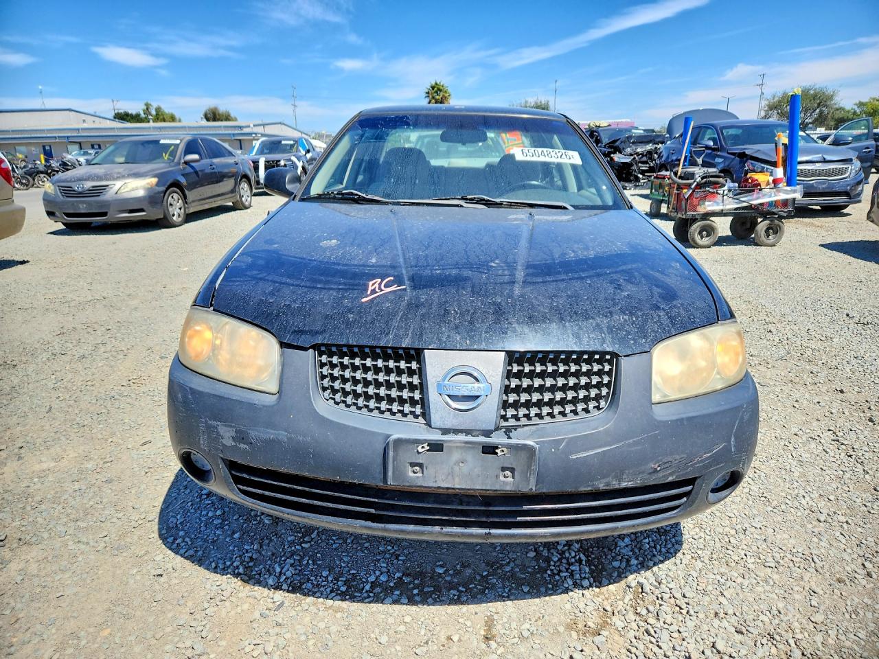 2005 Nissan Sentra 1.8 Черный vin: 3N1CB51D65L513174