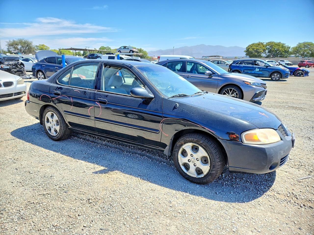 2005 Nissan Sentra 1.8 Черный vin: 3N1CB51D65L513174