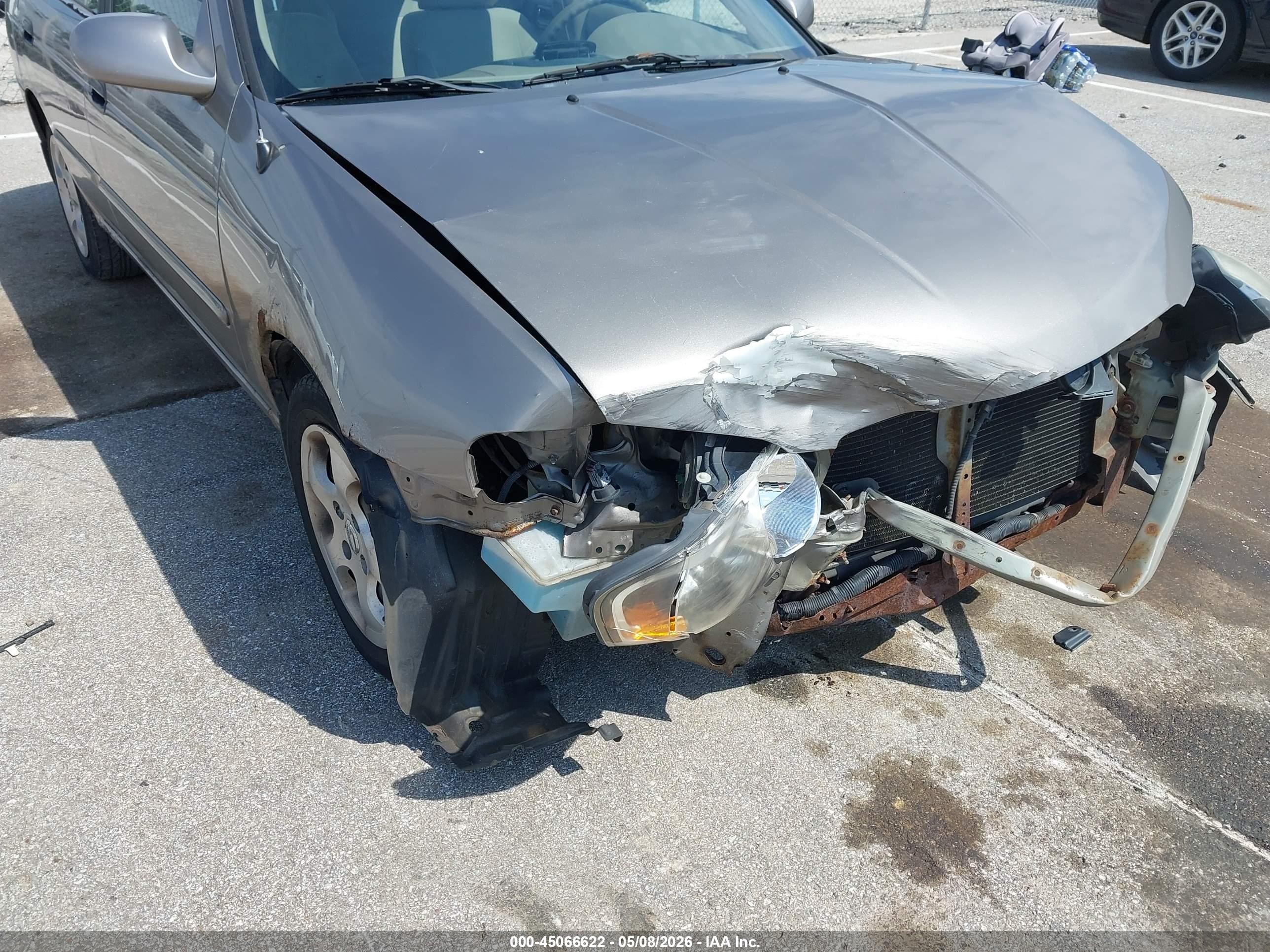 2005 Nissan Sentra 1.8s Gray vin: 3N1CB51D65L577196