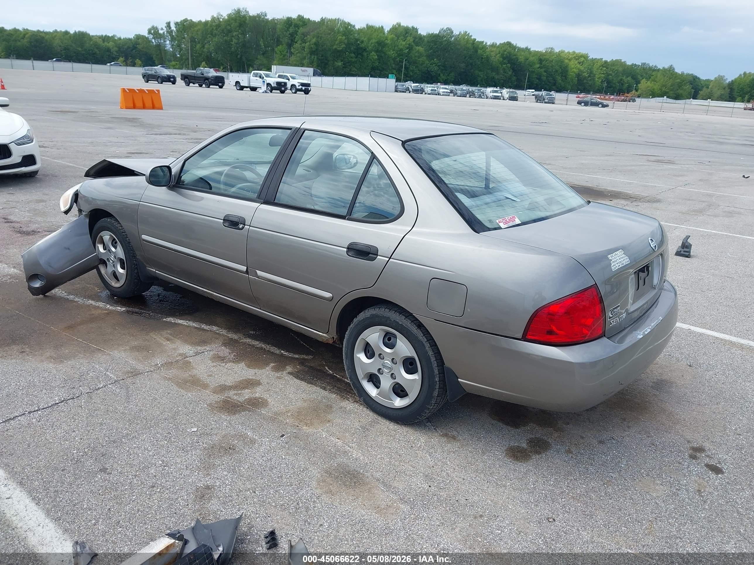 2005 Nissan Sentra 1.8s Gray vin: 3N1CB51D65L577196
