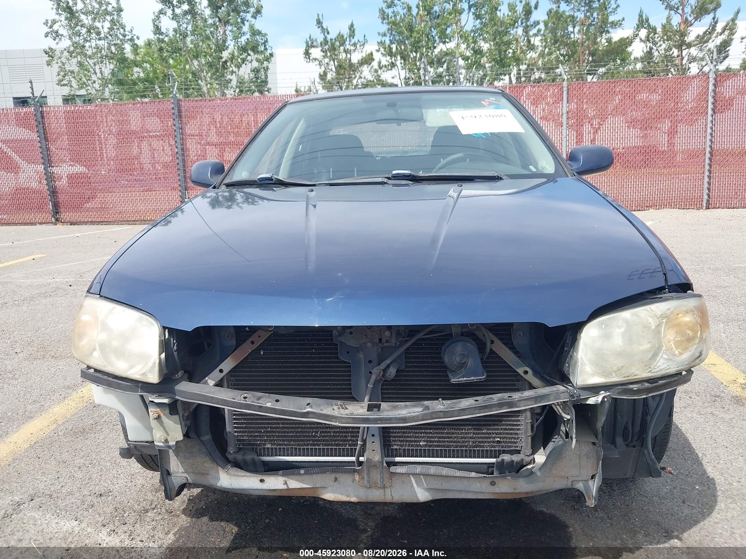 2006 Nissan Sentra 1.8s Blue vin: 3N1CB51D66L488651