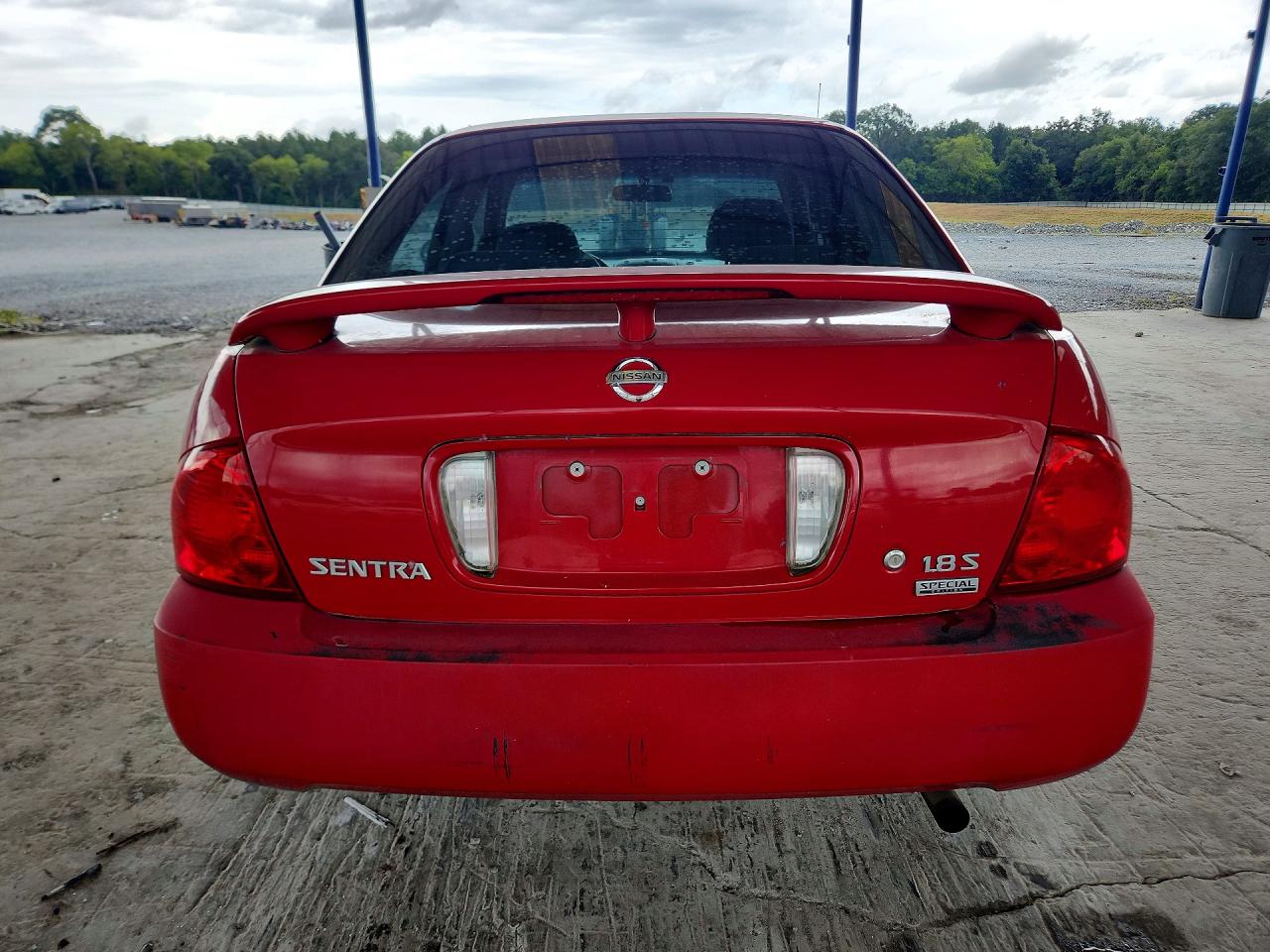 2006 Nissan Sentra 1.8 Red vin: 3N1CB51D66L503701