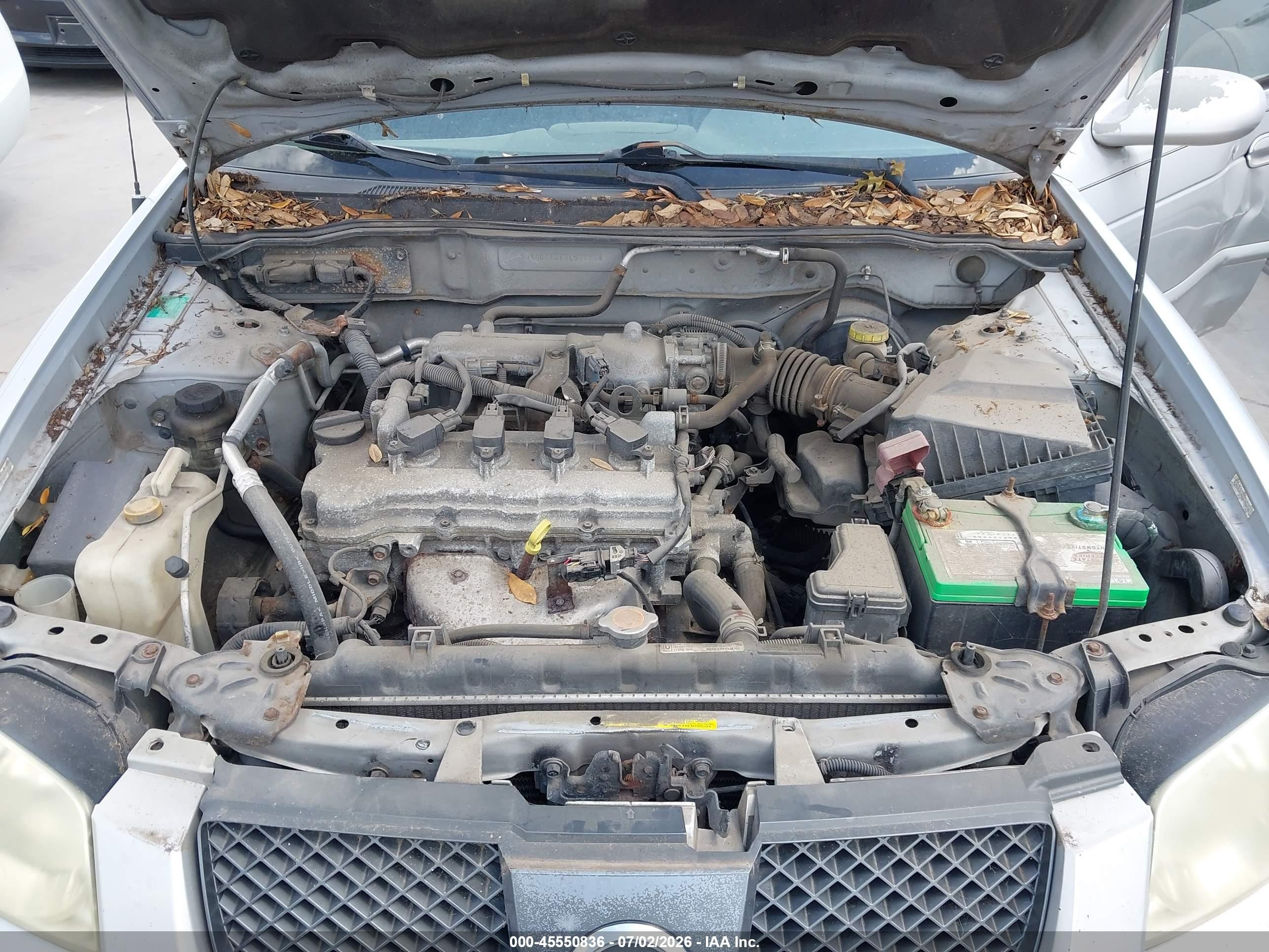 2006 Nissan Sentra 1.8s Серебряный vin: 3N1CB51D66L531854