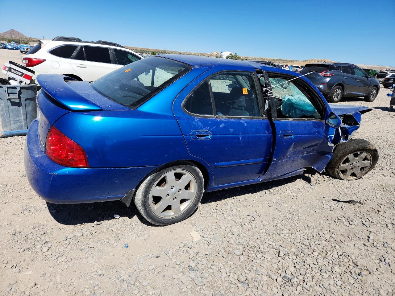 2006 Nissan Sentra 1.8 Blue vin: 3N1CB51D66L618752