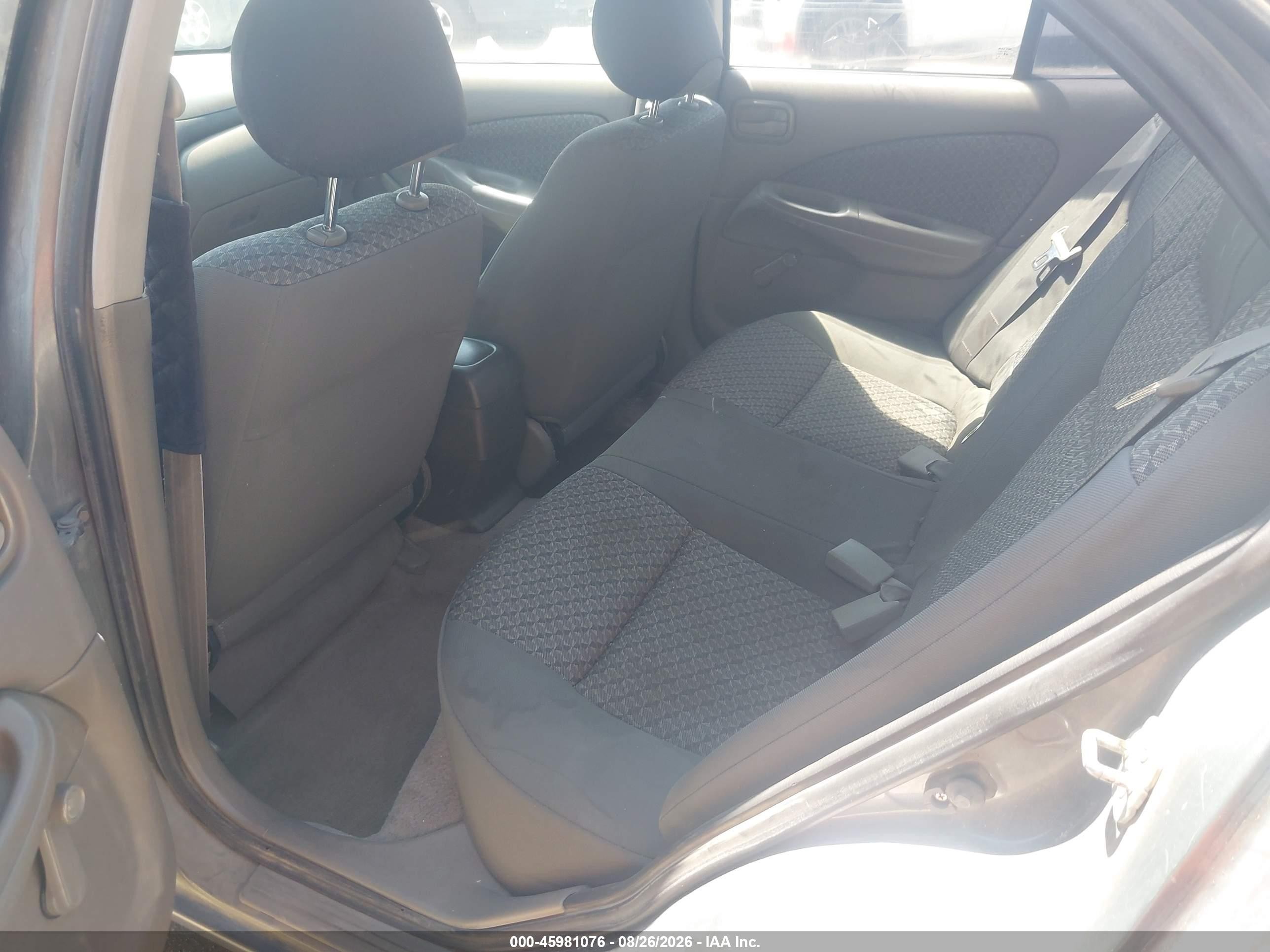 2000 Nissan Sentra Gxe/xe Gray vin: 3N1CB51D6YL328451