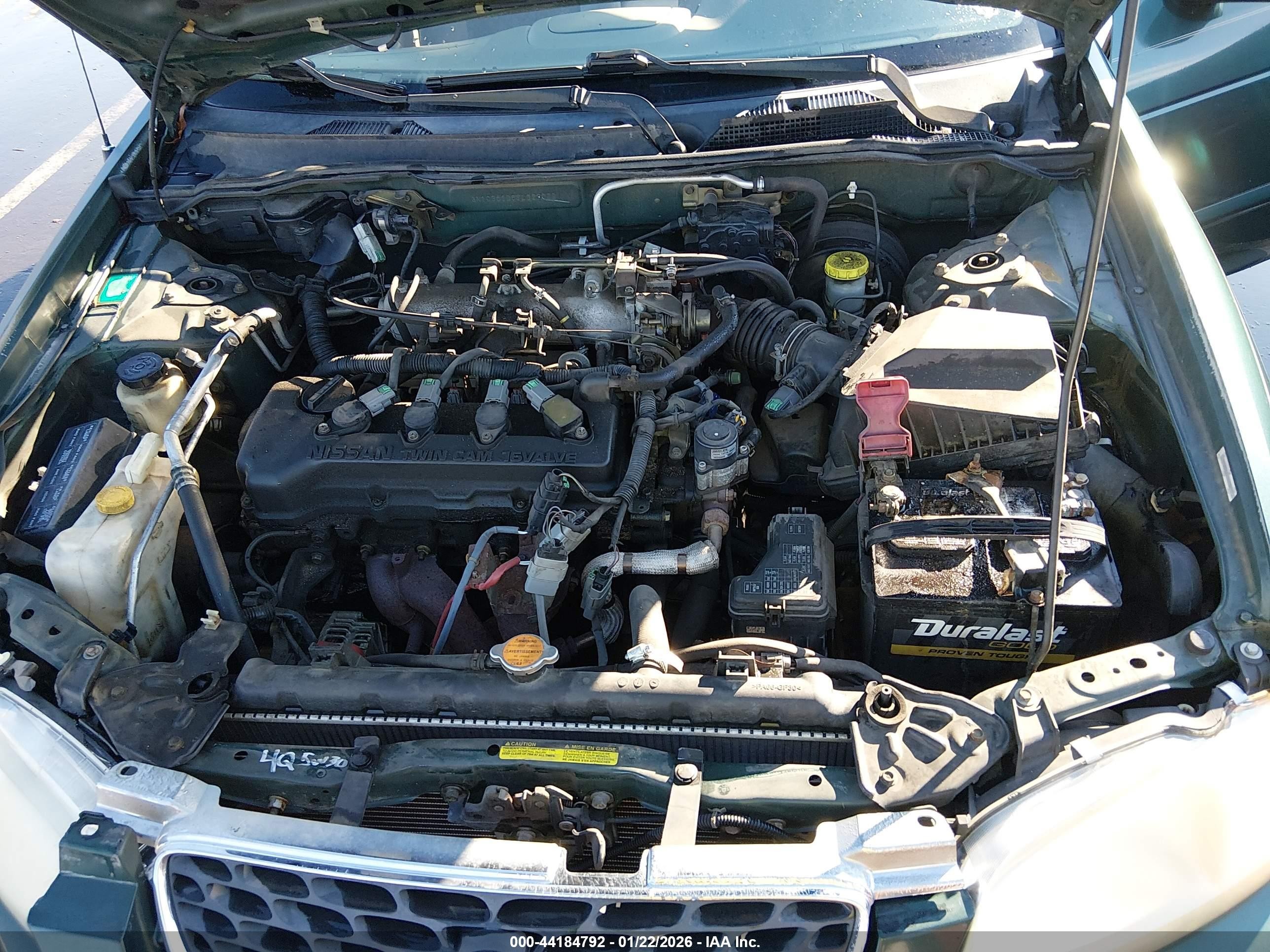 2000 Nissan Sentra Gxe/xe Green vin: 3N1CB51D6YL329079