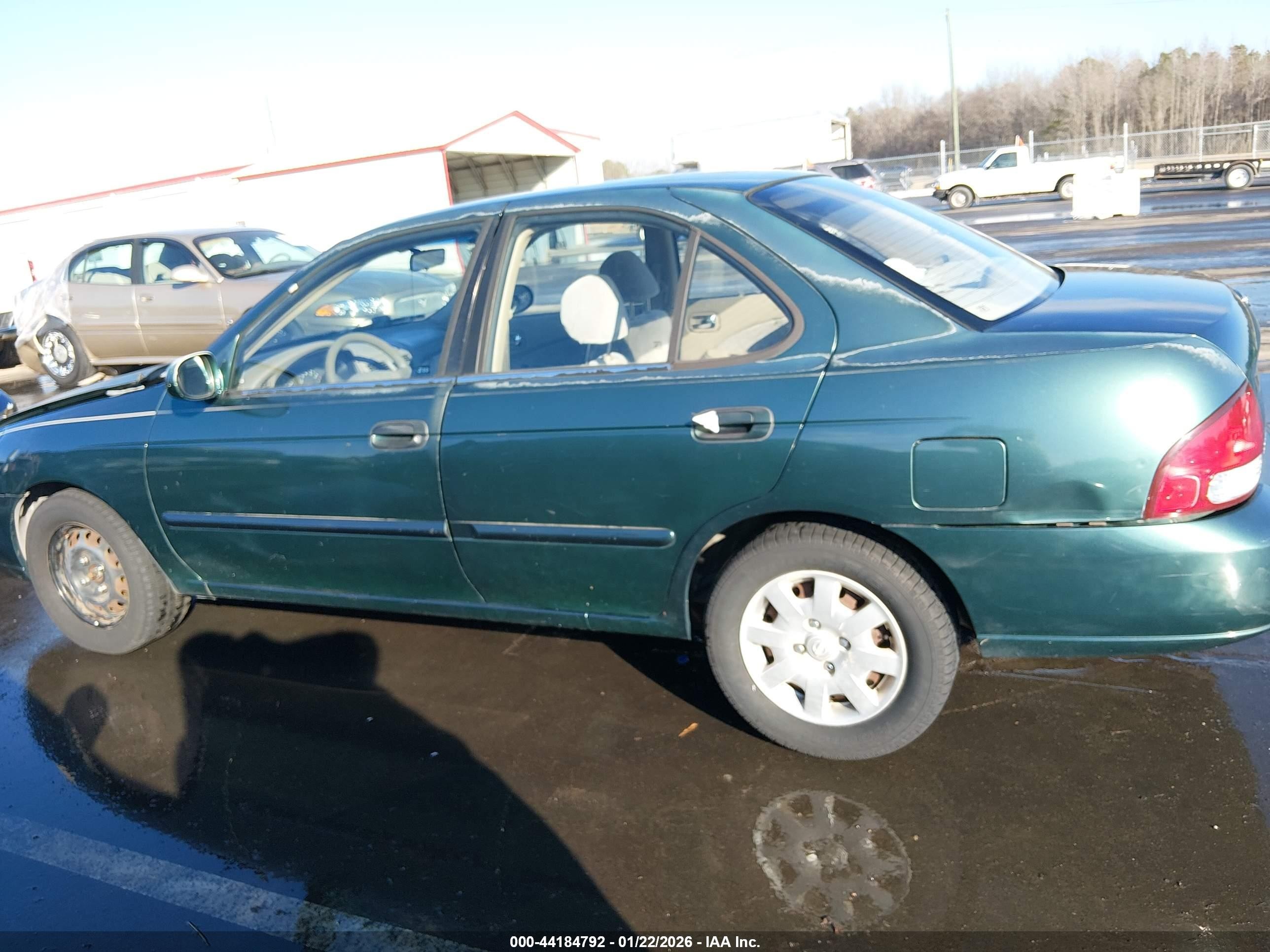 2000 Nissan Sentra Gxe/xe Green vin: 3N1CB51D6YL329079