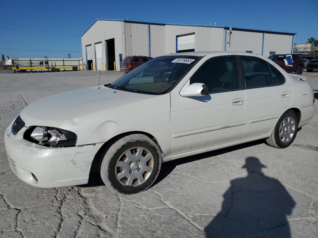 2000 Nissan Sentra Base White vin: 3N1CB51D6YL352670