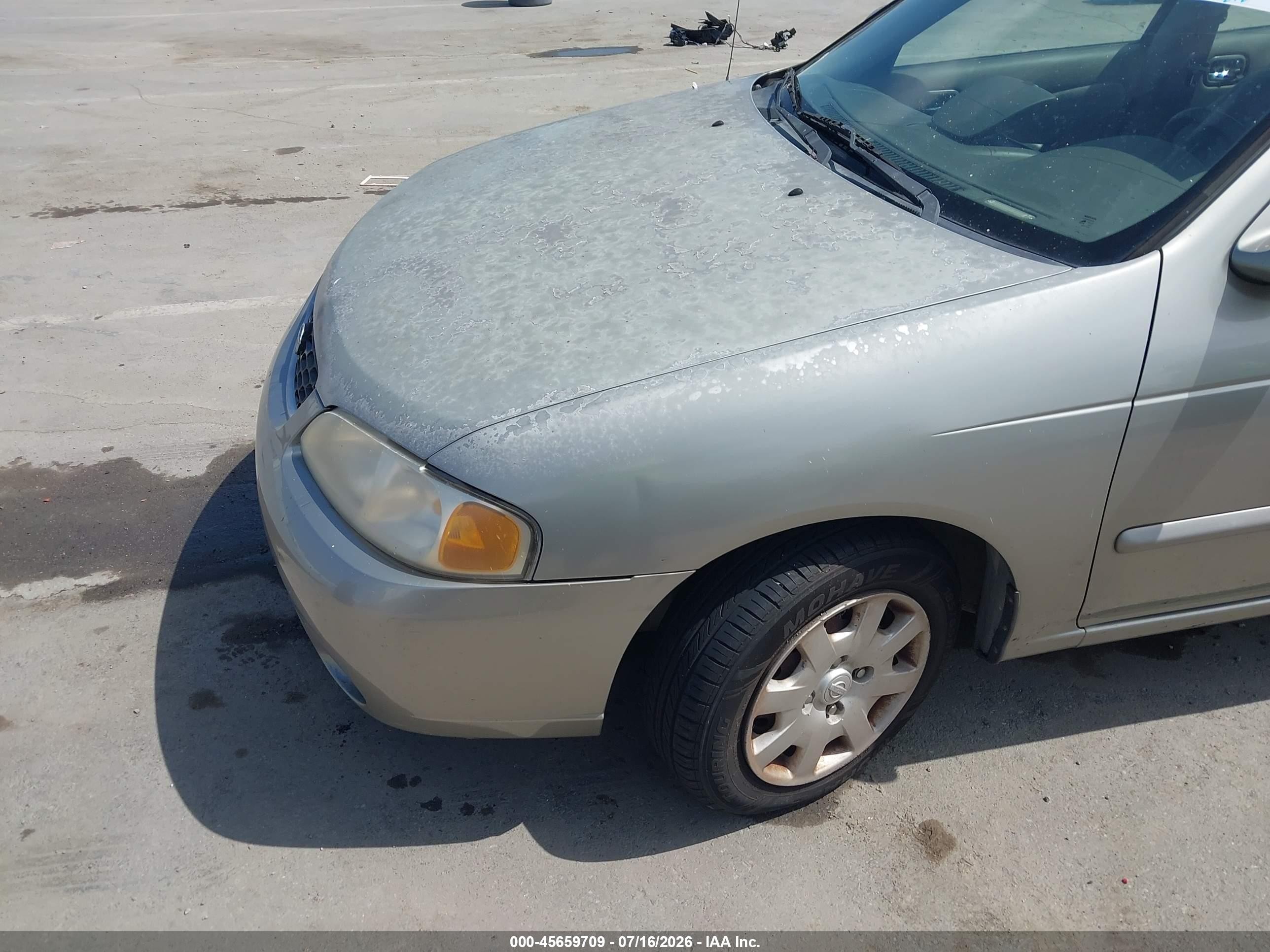 2001 Nissan Sentra Gxe Silver vin: 3N1CB51D71L492300