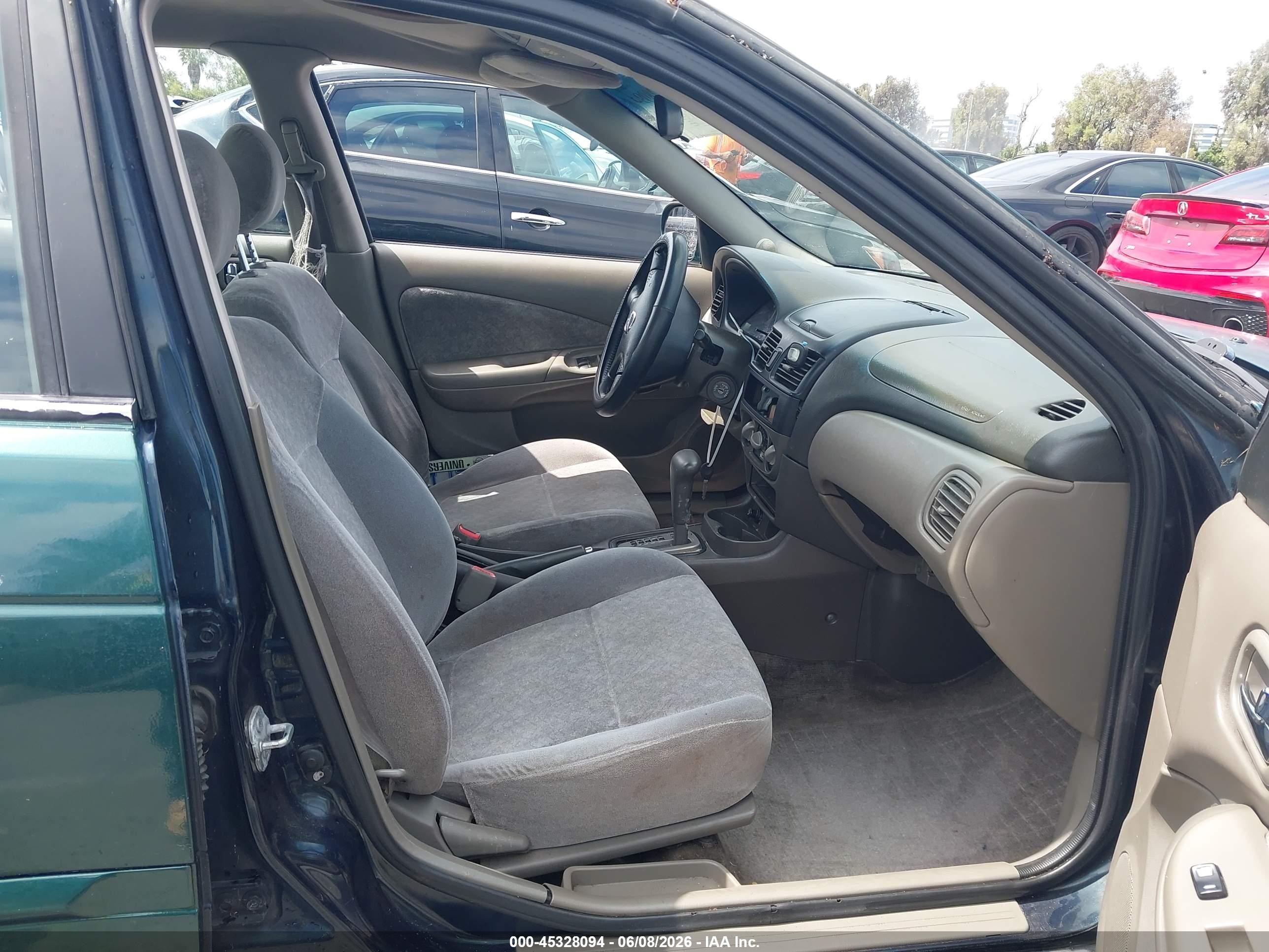 2003 Nissan Sentra Gxe/xe Green vin: 3N1CB51D73L703949