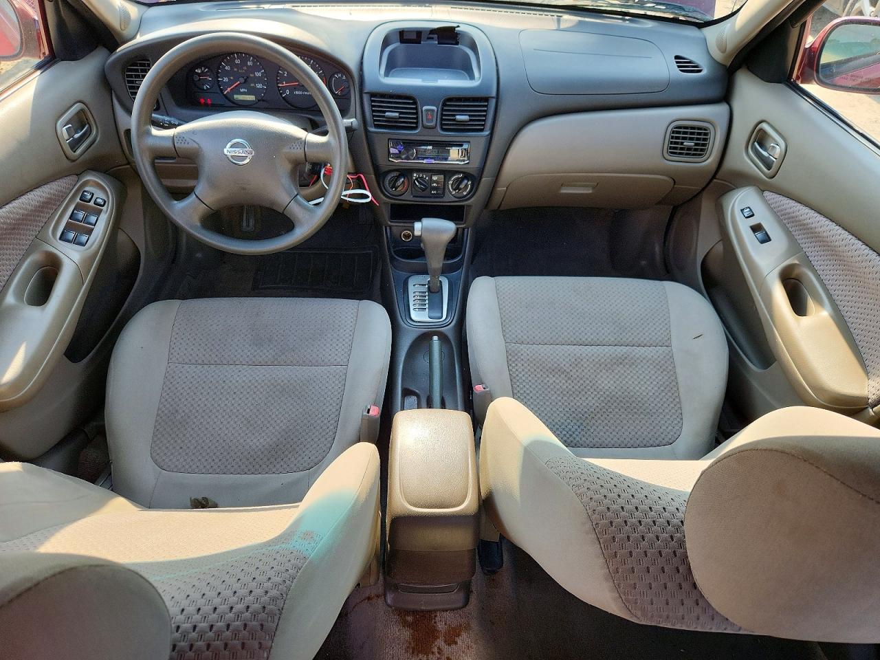 2004 Nissan Sentra 1.8 Burgundy vin: 3N1CB51D74L822540
