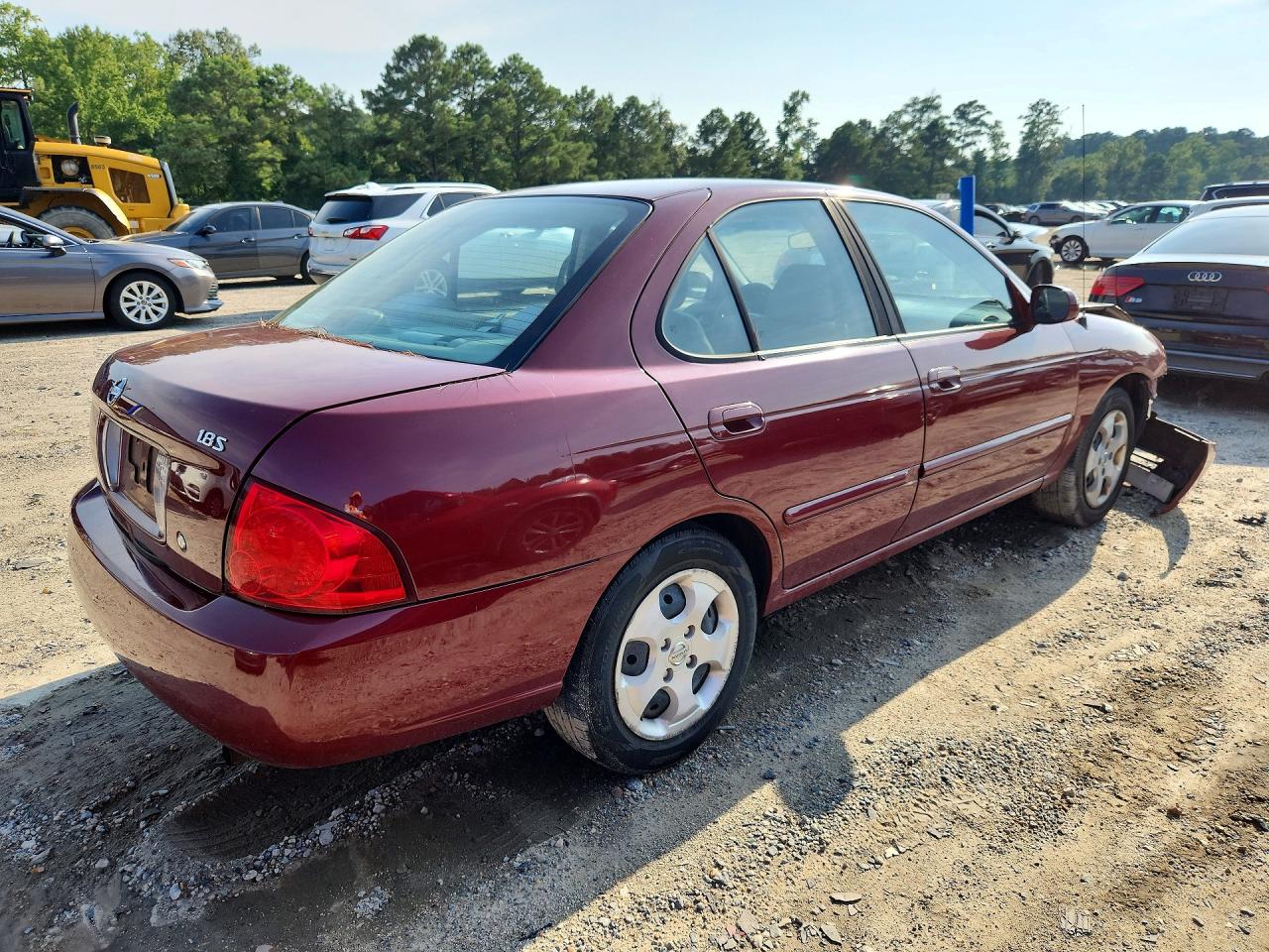 2004 Nissan Sentra 1.8 Burgundy vin: 3N1CB51D74L822540