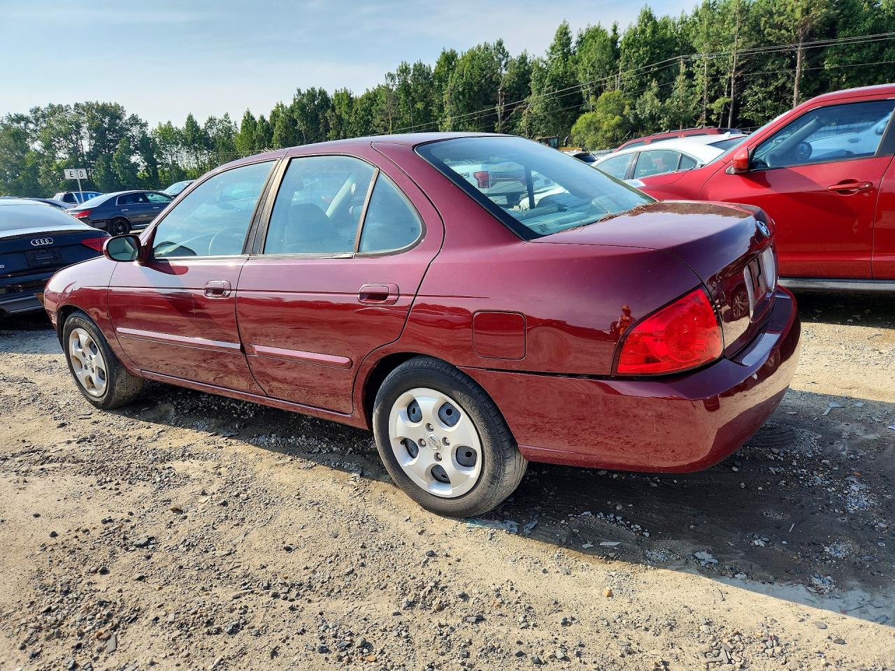 2004 Nissan Sentra 1.8 Burgundy vin: 3N1CB51D74L822540