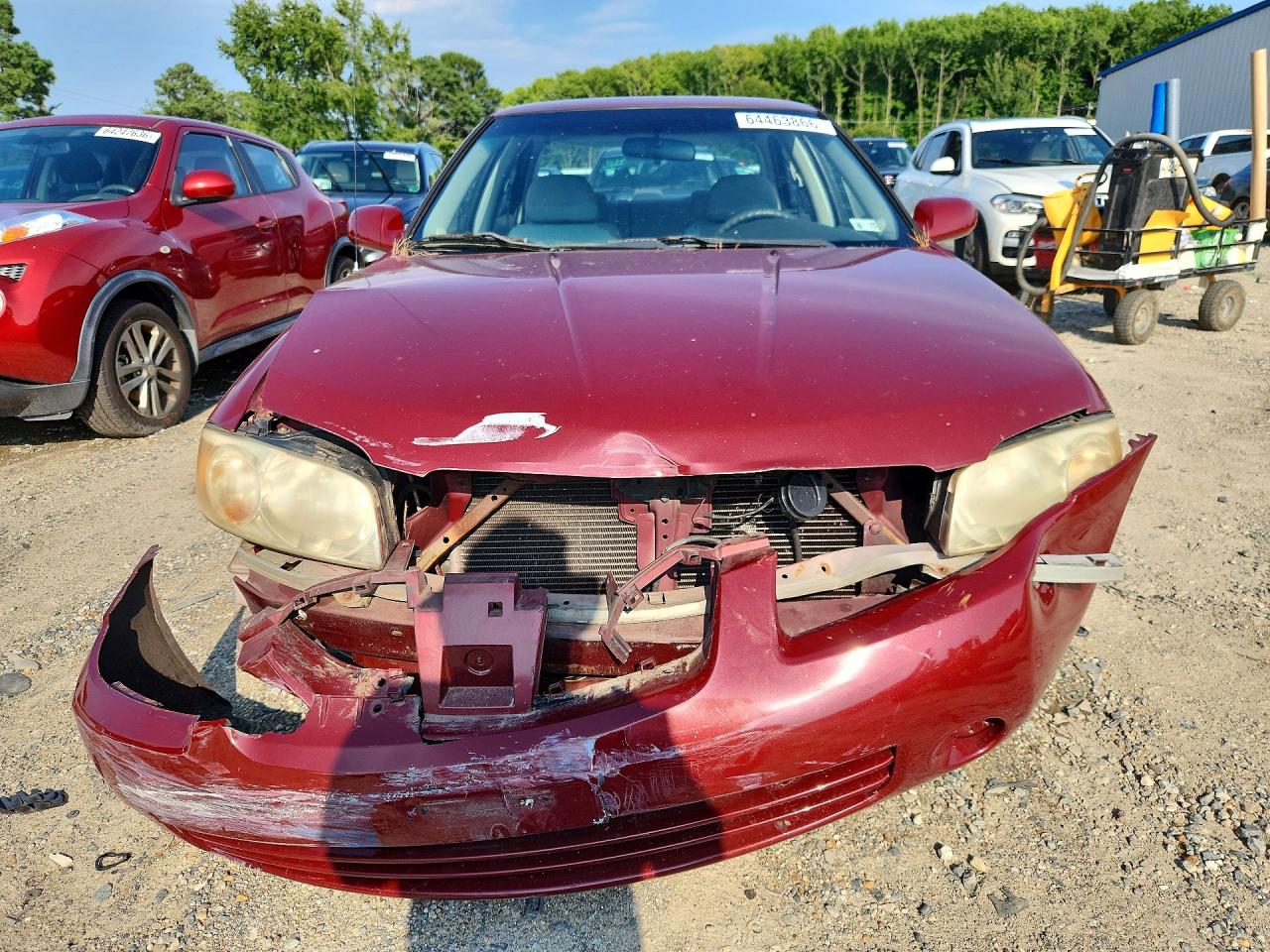 2004 Nissan Sentra 1.8 Burgundy vin: 3N1CB51D74L822540