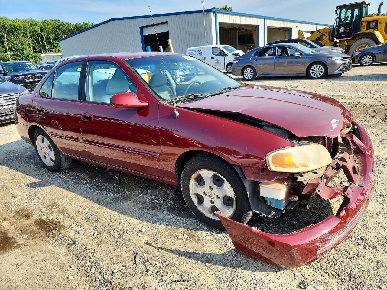2004 Nissan Sentra 1.8 Burgundy vin: 3N1CB51D74L822540