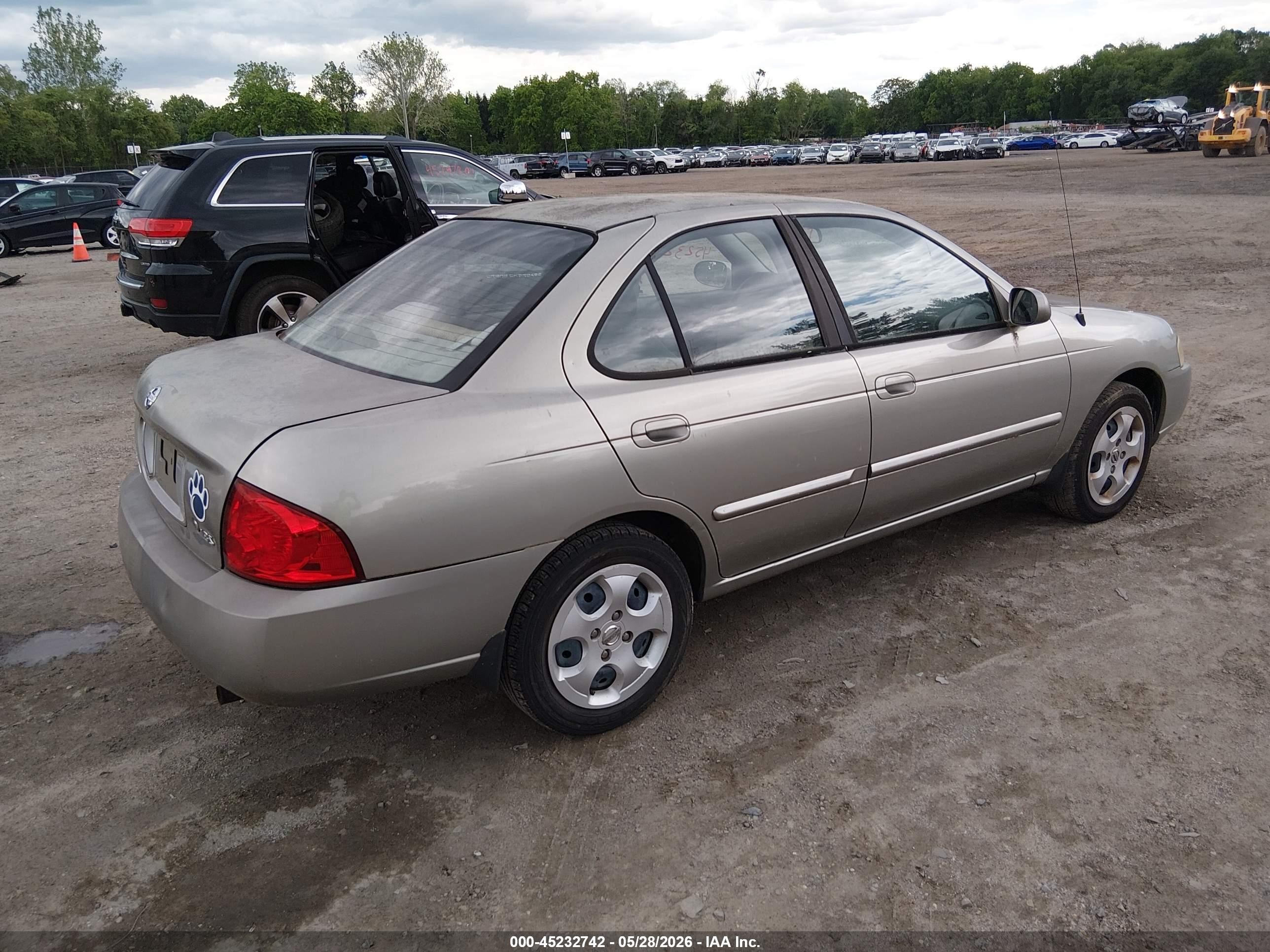 2004 Nissan Sentra 1.8s Tan vin: 3N1CB51D74L850855