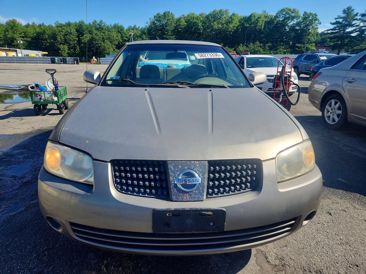 2004 Nissan Sentra 1.8 Серебряный vin: 3N1CB51D74L891597