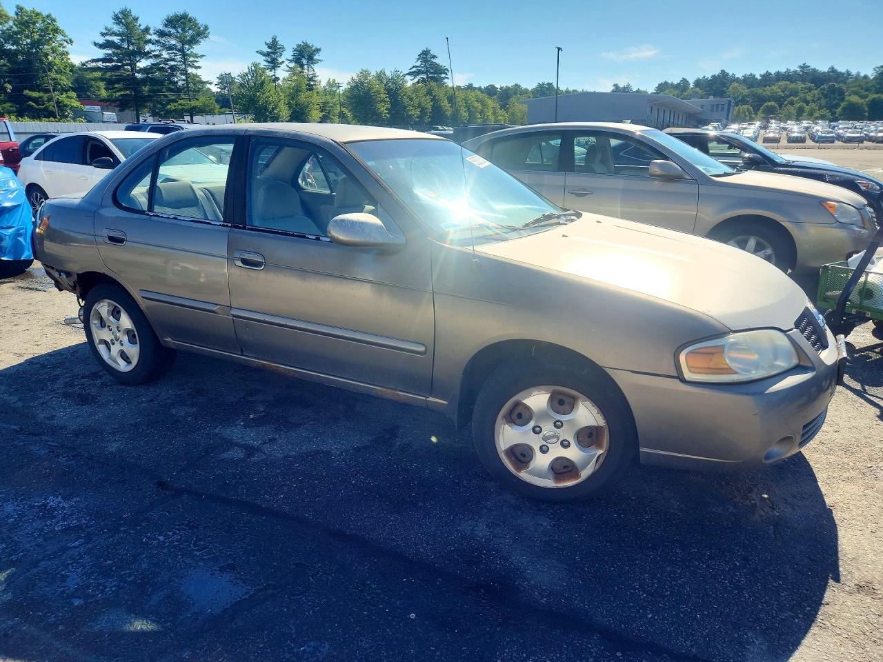 2004 Nissan Sentra 1.8 Серебряный vin: 3N1CB51D74L891597