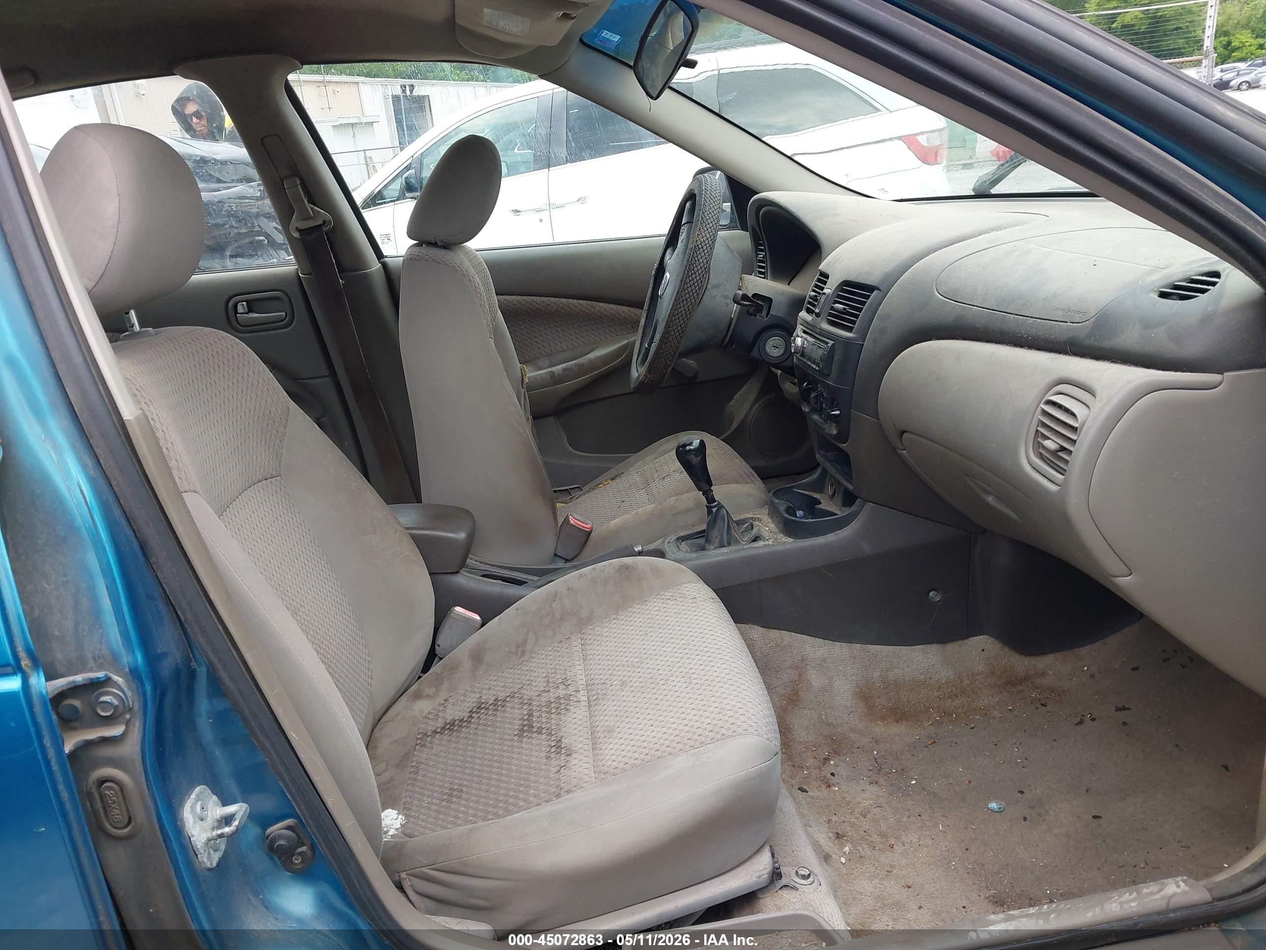 2004 Nissan Sentra 1.8 Light Blue vin: 3N1CB51D74L902937