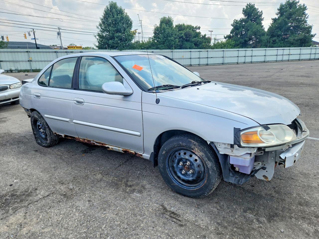 2005 Nissan Sentra 1.8 Silver vin: 3N1CB51D75L533143