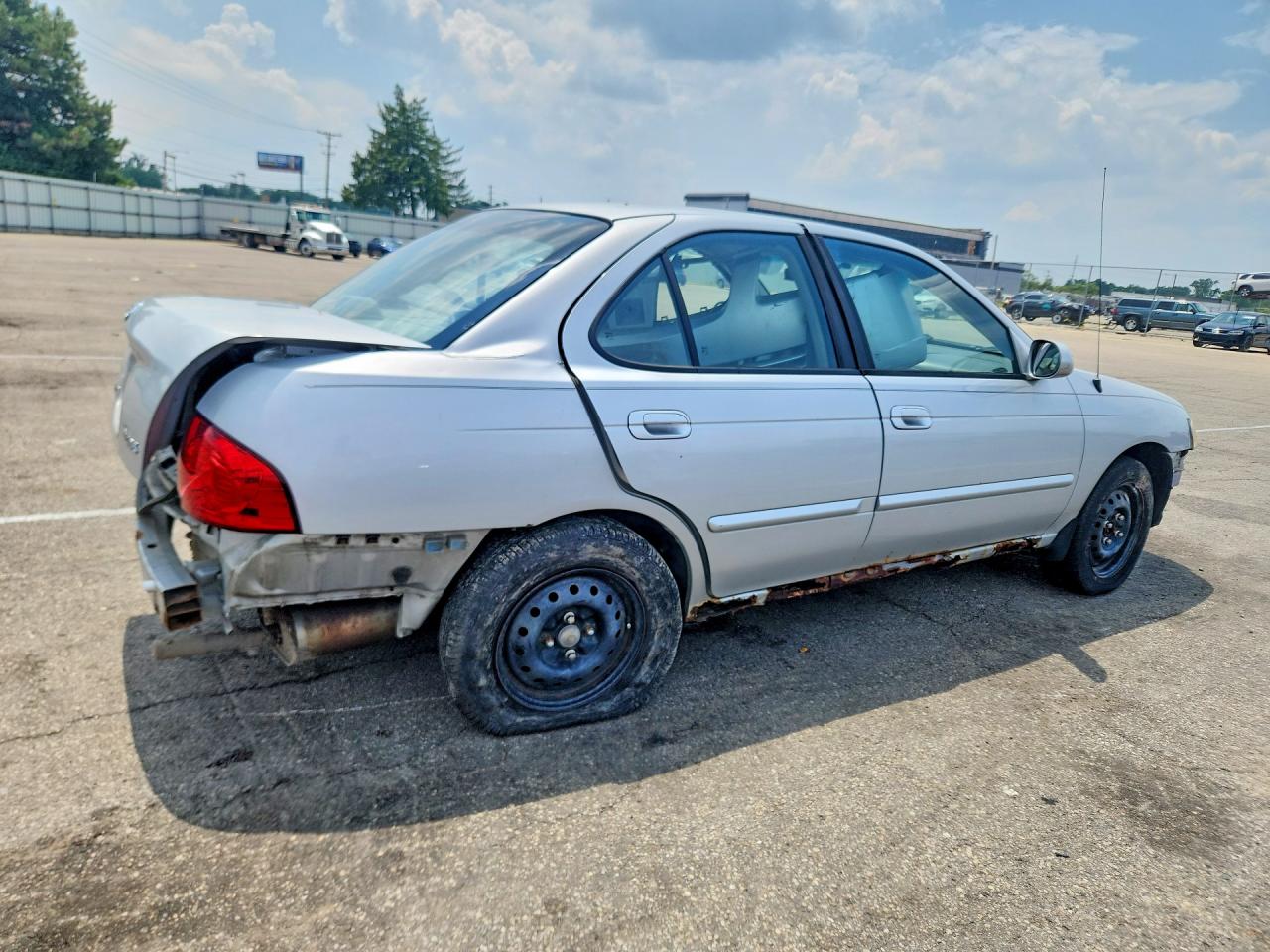2005 Nissan Sentra 1.8 Silver vin: 3N1CB51D75L533143