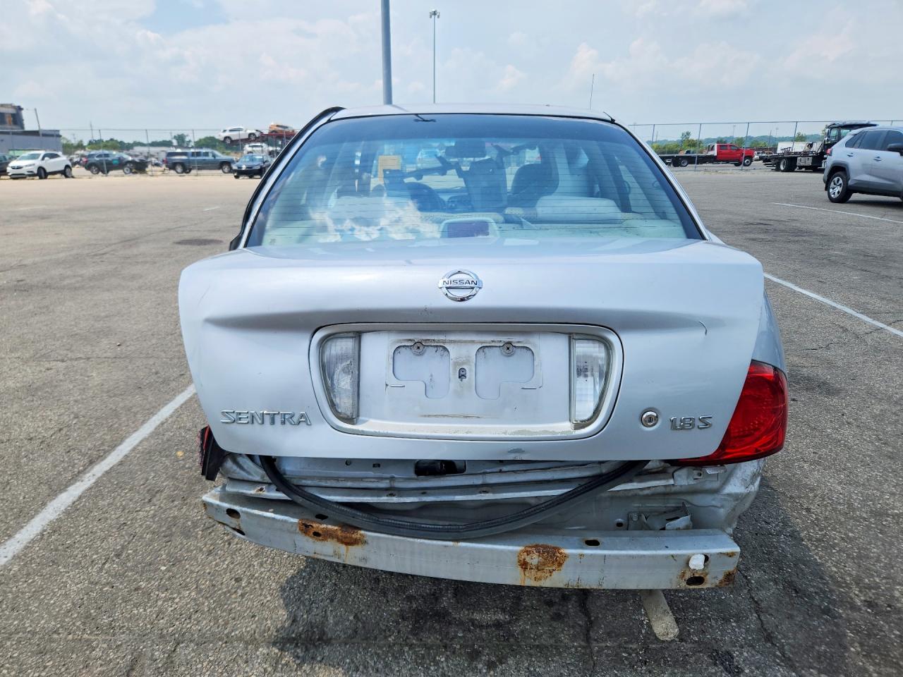 2005 Nissan Sentra 1.8 Silver vin: 3N1CB51D75L533143