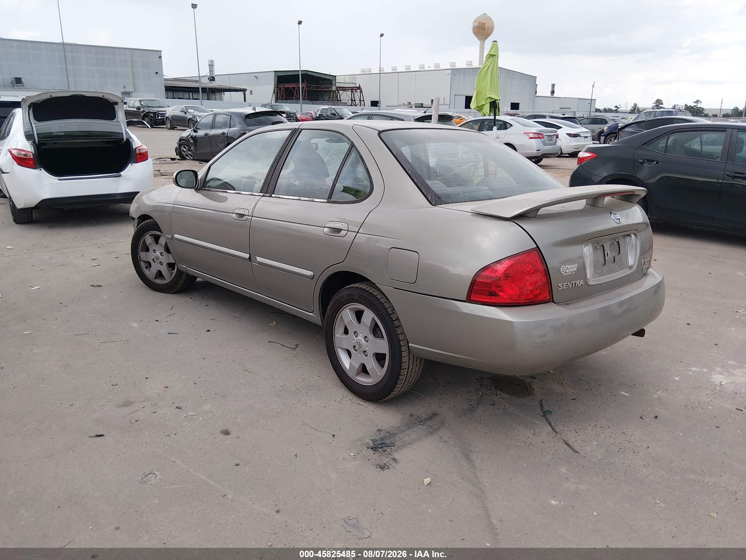 2006 Nissan Sentra 1.8s Gray vin: 3N1CB51D76L495740