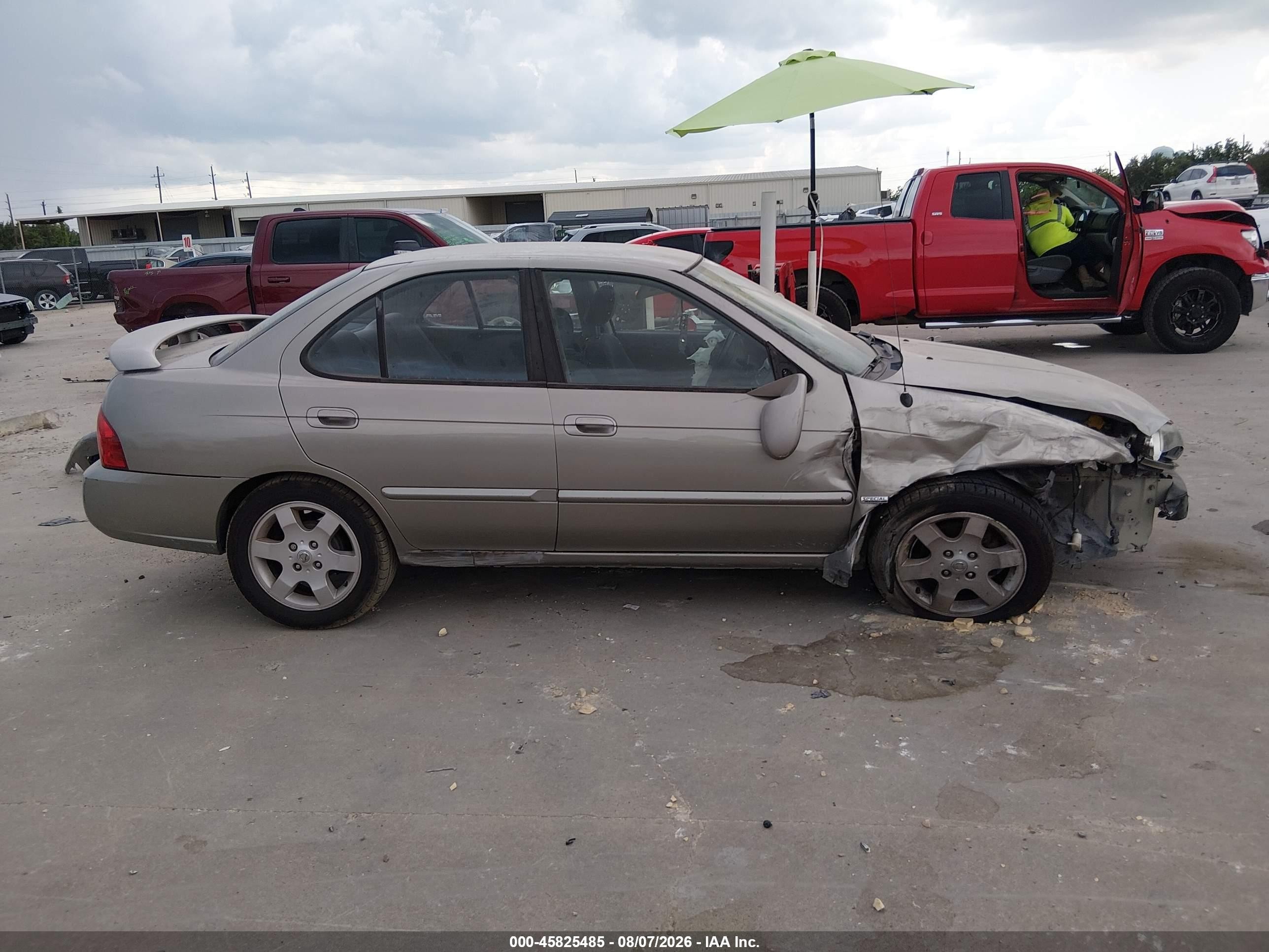 2006 Nissan Sentra 1.8s Gray vin: 3N1CB51D76L495740