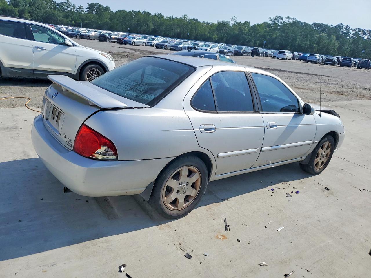 2006 Nissan Sentra 1.8 Silver vin: 3N1CB51D76L506106