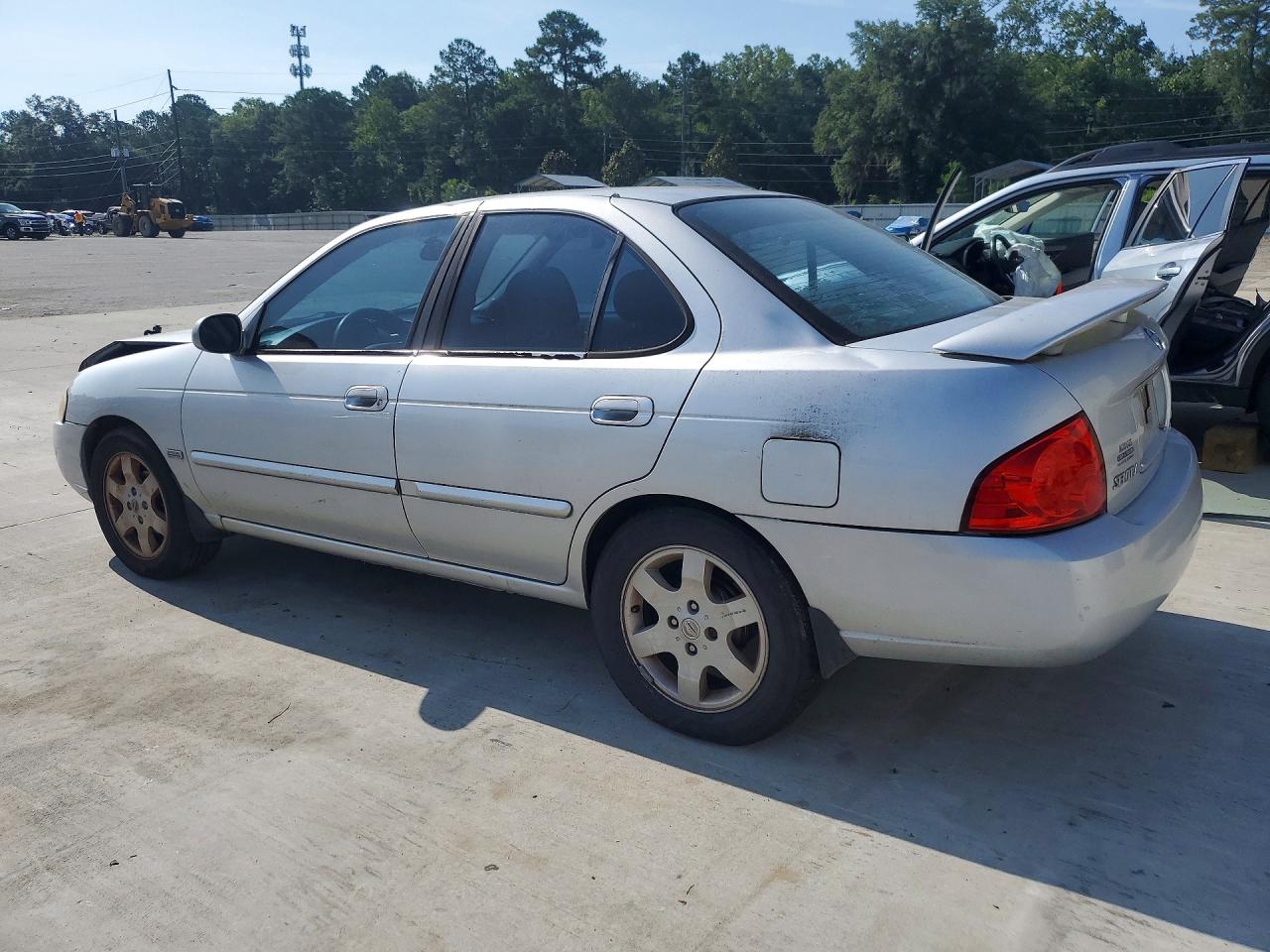 2006 Nissan Sentra 1.8 Silver vin: 3N1CB51D76L506106