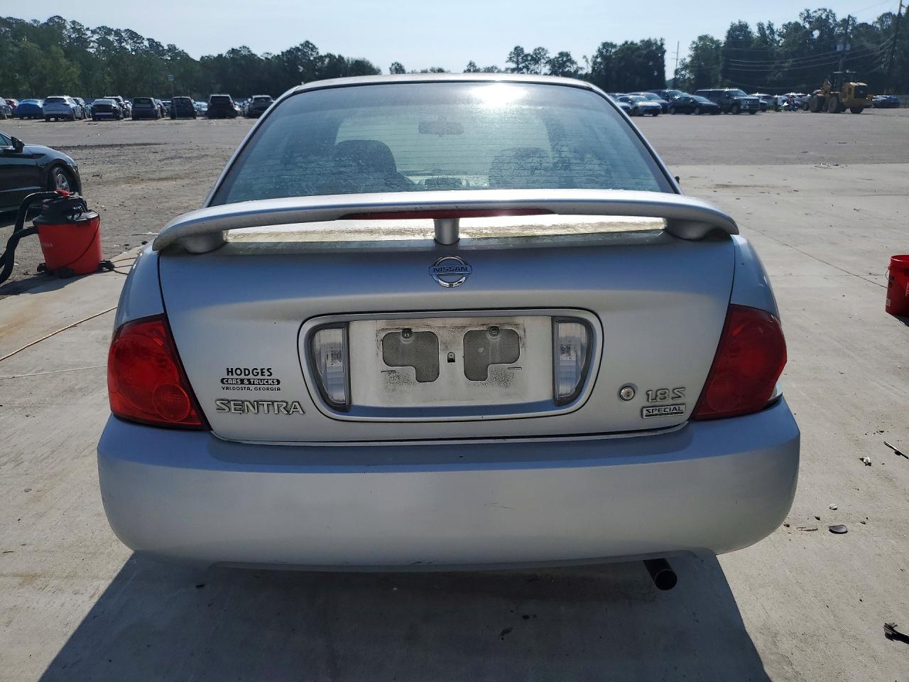 2006 Nissan Sentra 1.8 Silver vin: 3N1CB51D76L506106