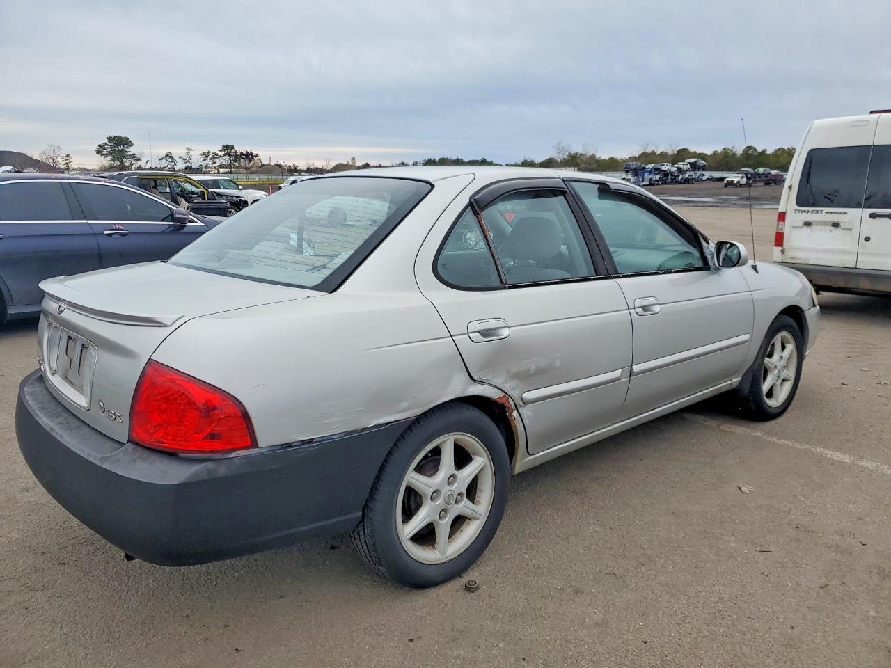 2006 Nissan Sentra 1.8 Silver vin: 3N1CB51D76L536853